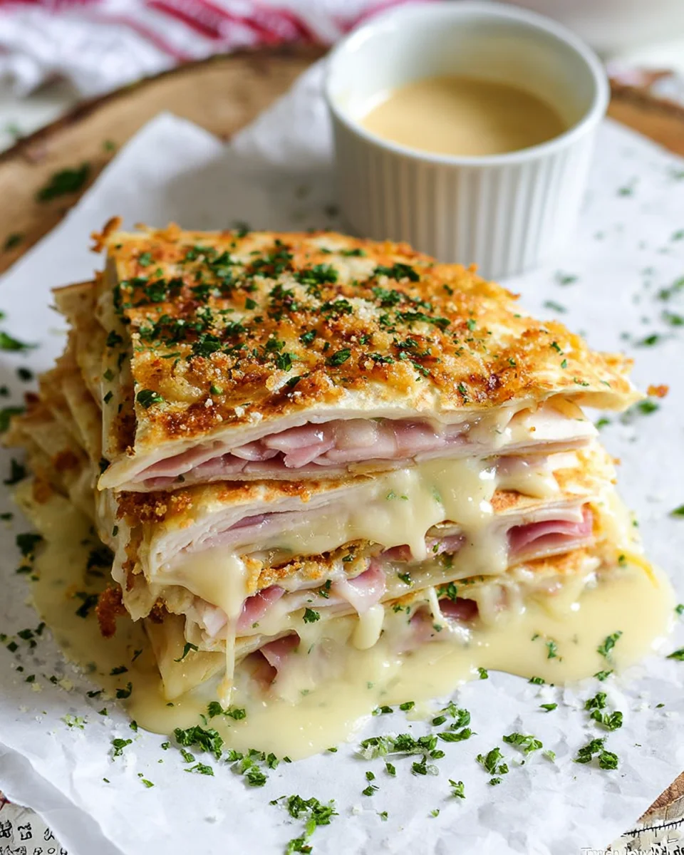 Chicken Cordon Bleu Quesadillas: Classic Meets Tex-Mex