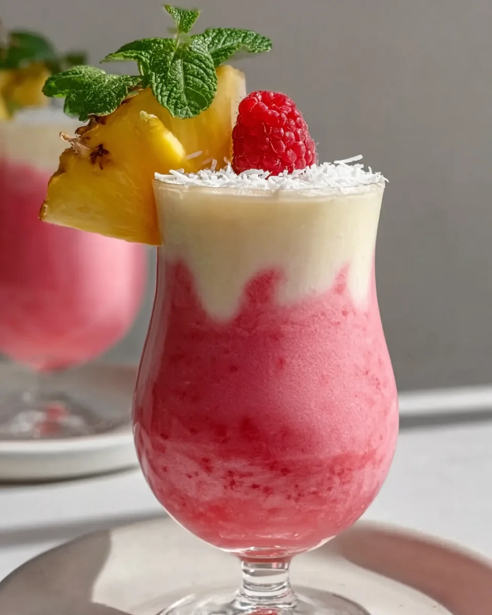 Virgin Raspberry Colada Twist Recipe: Tropical Bliss!