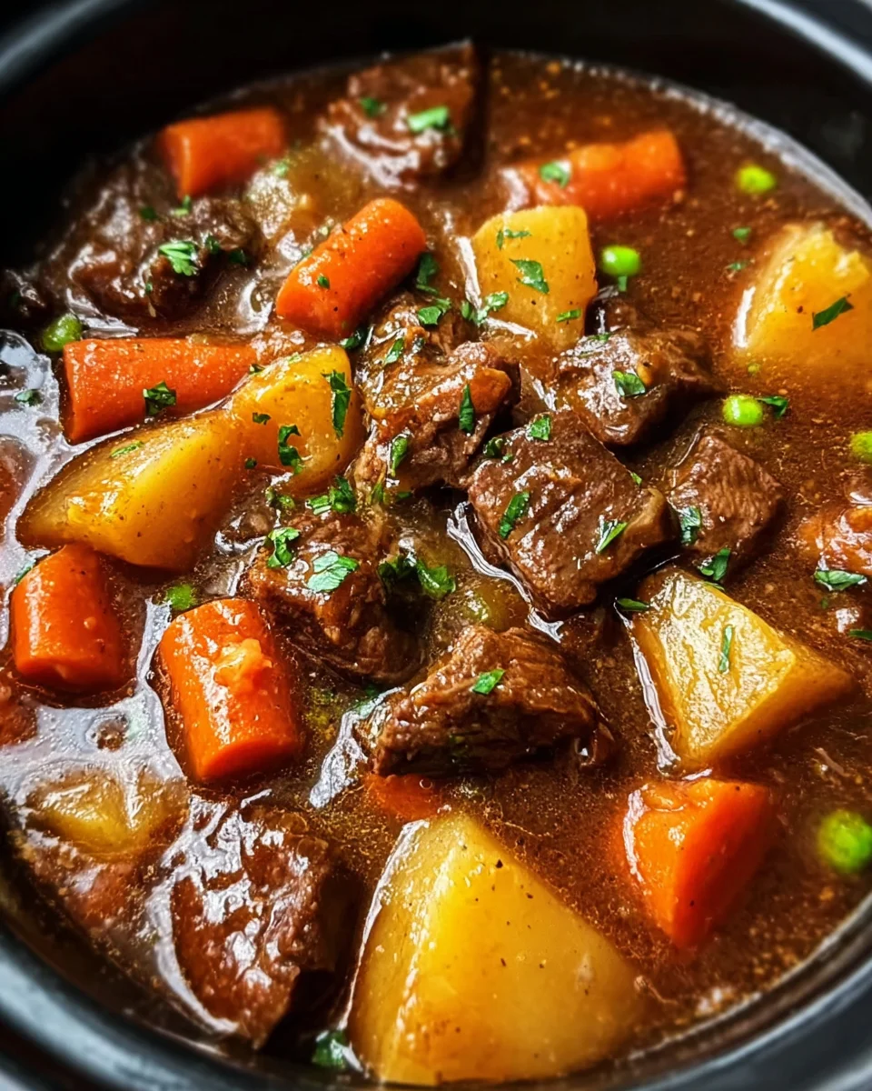 Healthy Crockpot Beef Stew: Easy, Nutritious Dinner!