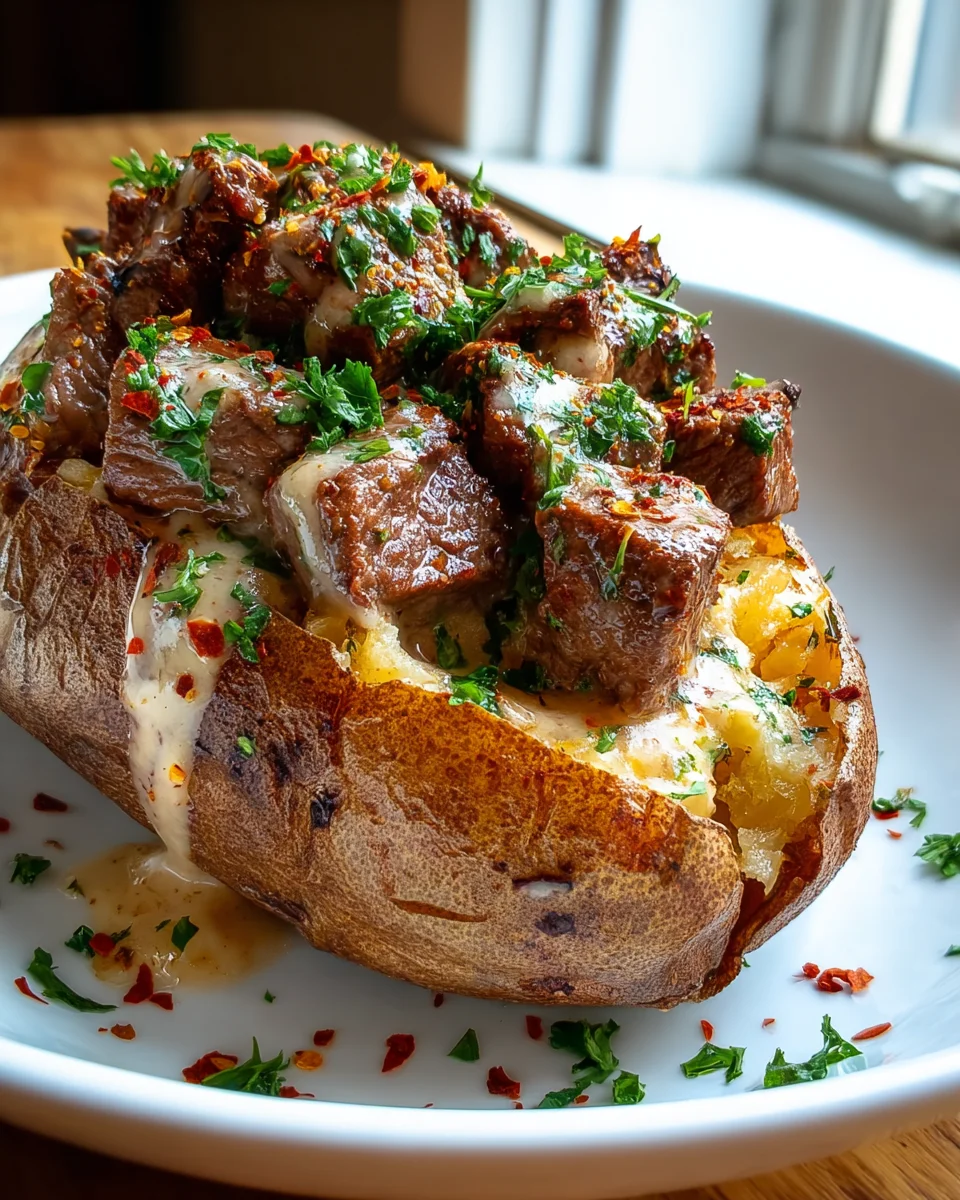 Ultimate Loaded Steak Potato: Comfort Food Perfection!