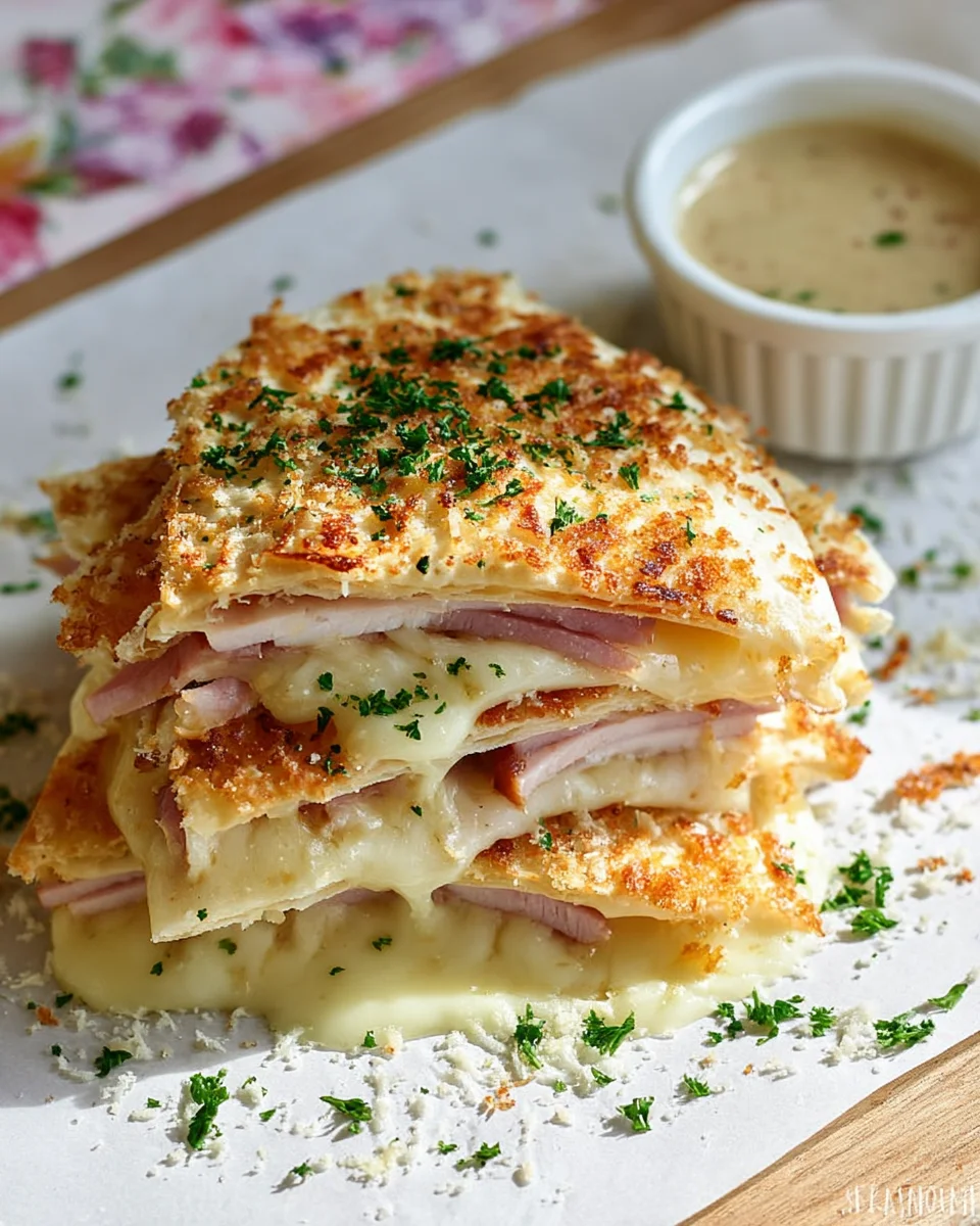 Chicken Cordon Bleu Quesadillas: Classic Meets Tex-Mex