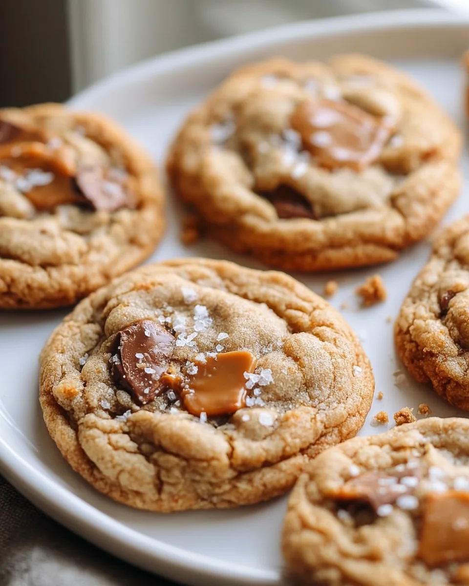 Salted Caramel Cookie Recipe: Chewy, Sweet & Irresistible!
