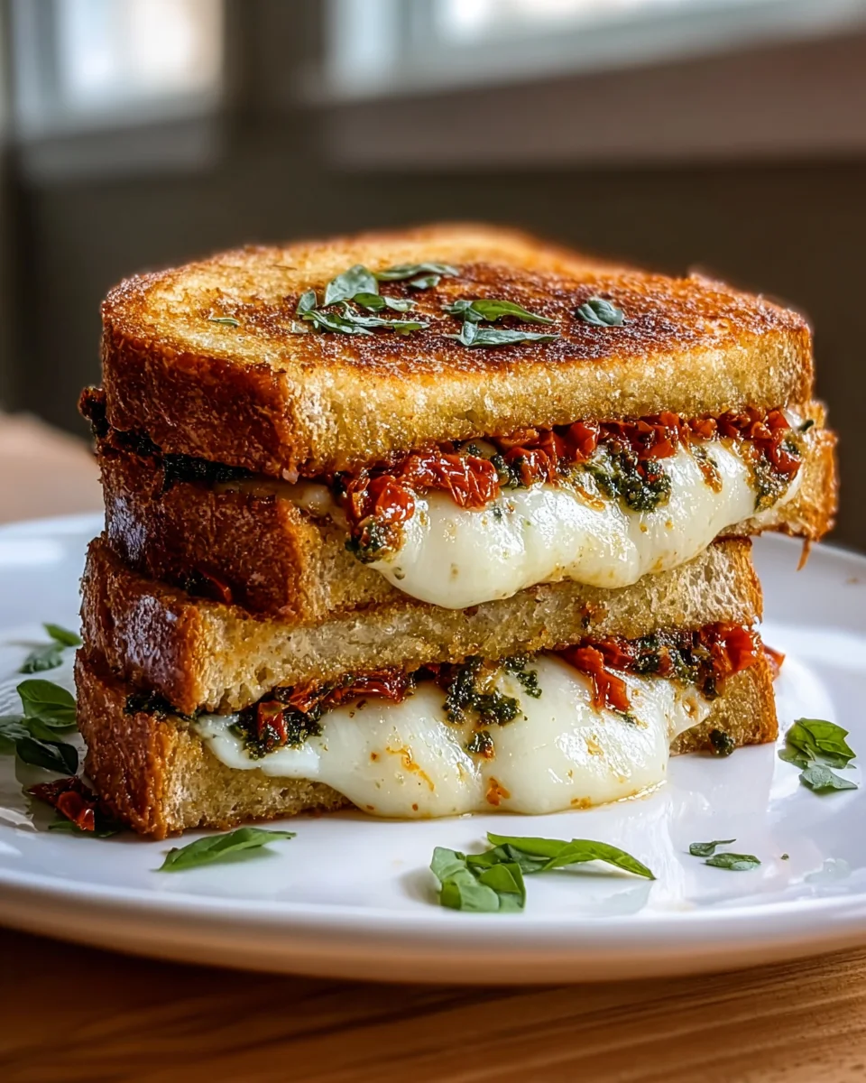 Sun Dried Tomato Pesto Grilled Cheese: Easy & Delicious!