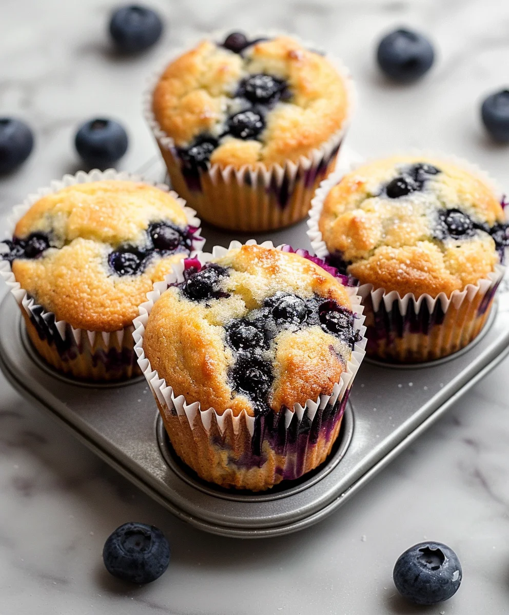 Homemade Blueberry Protein Muffins