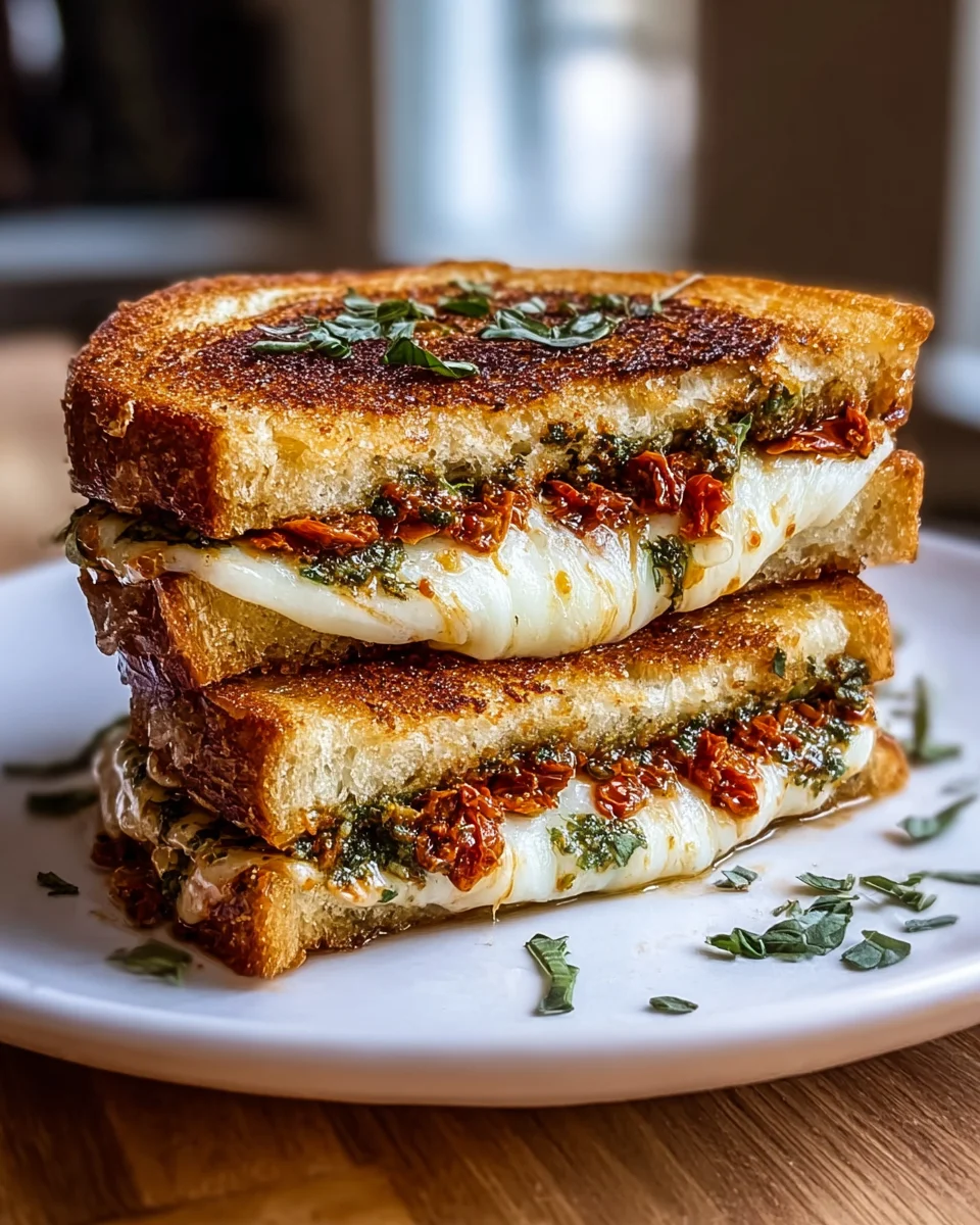 Sun Dried Tomato Pesto Grilled Cheese: Easy & Delicious!