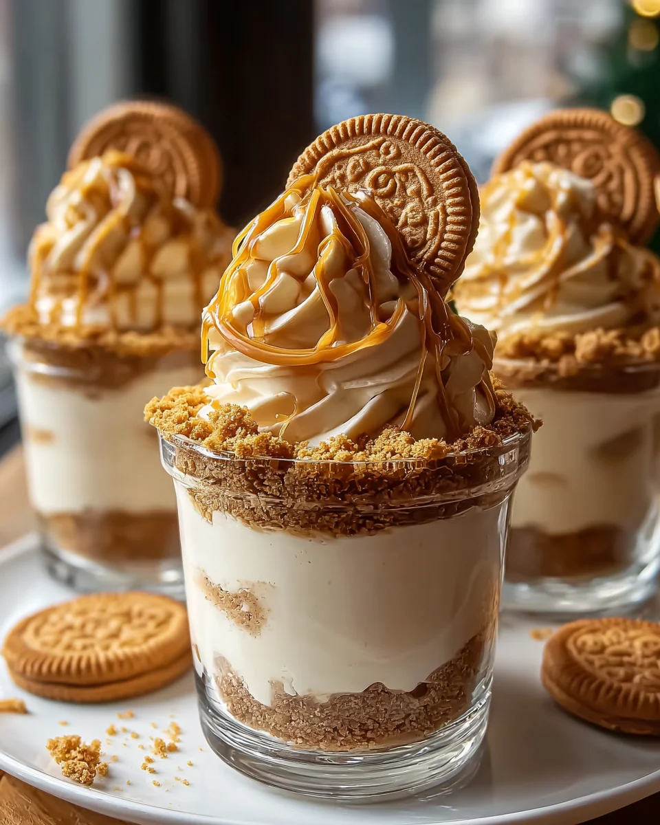 Creamy Cookie Butter Cheesecake Cups: Quick & Delicious