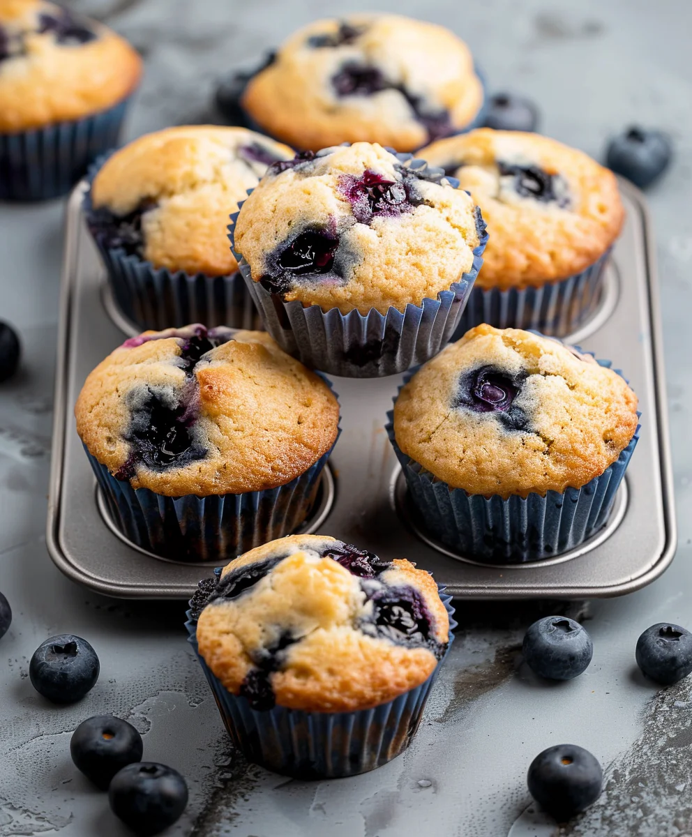 Homemade Blueberry Protein Muffins - Healthy & Easy!