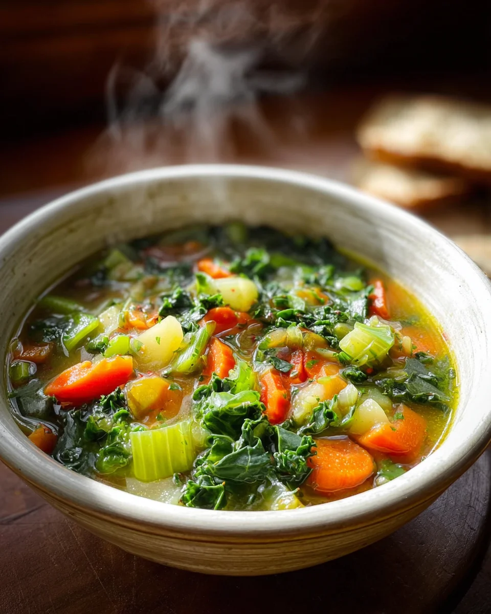 Warm & Healthy Vegetable Soup Recipe - Easy & Delicious!