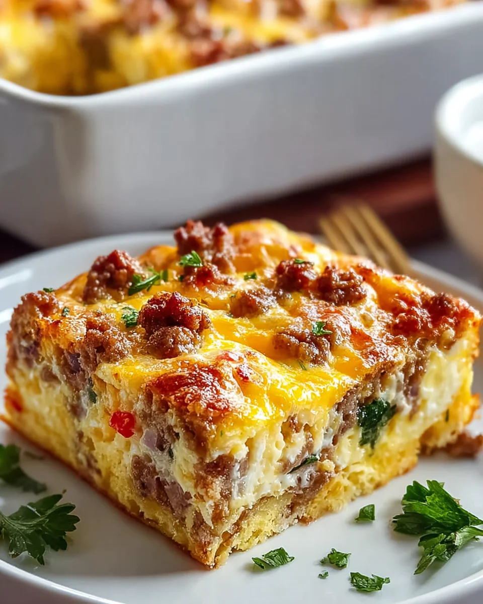 Easy Beef Sausage And Egg Casserole: Perfect Breakfast