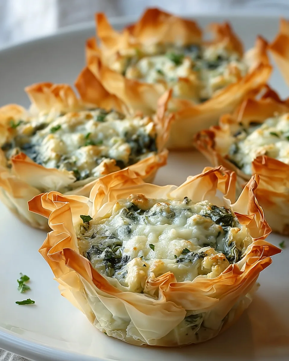 Delicious Spinach and Artichoke Dip Cups for Every Occasion