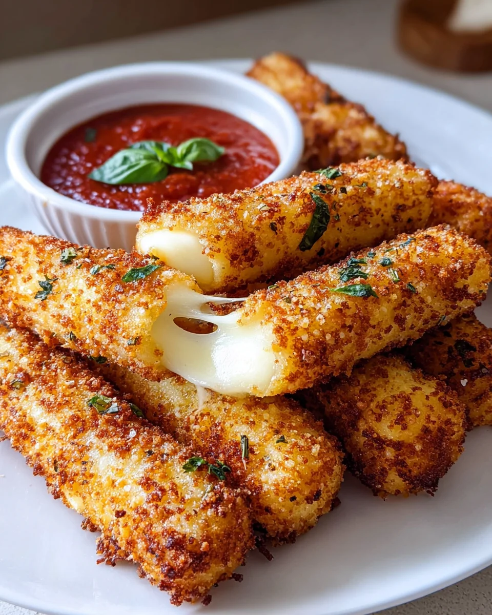 Crispy Homemade Mozzarella Sticks: Irresistibly Delicious!