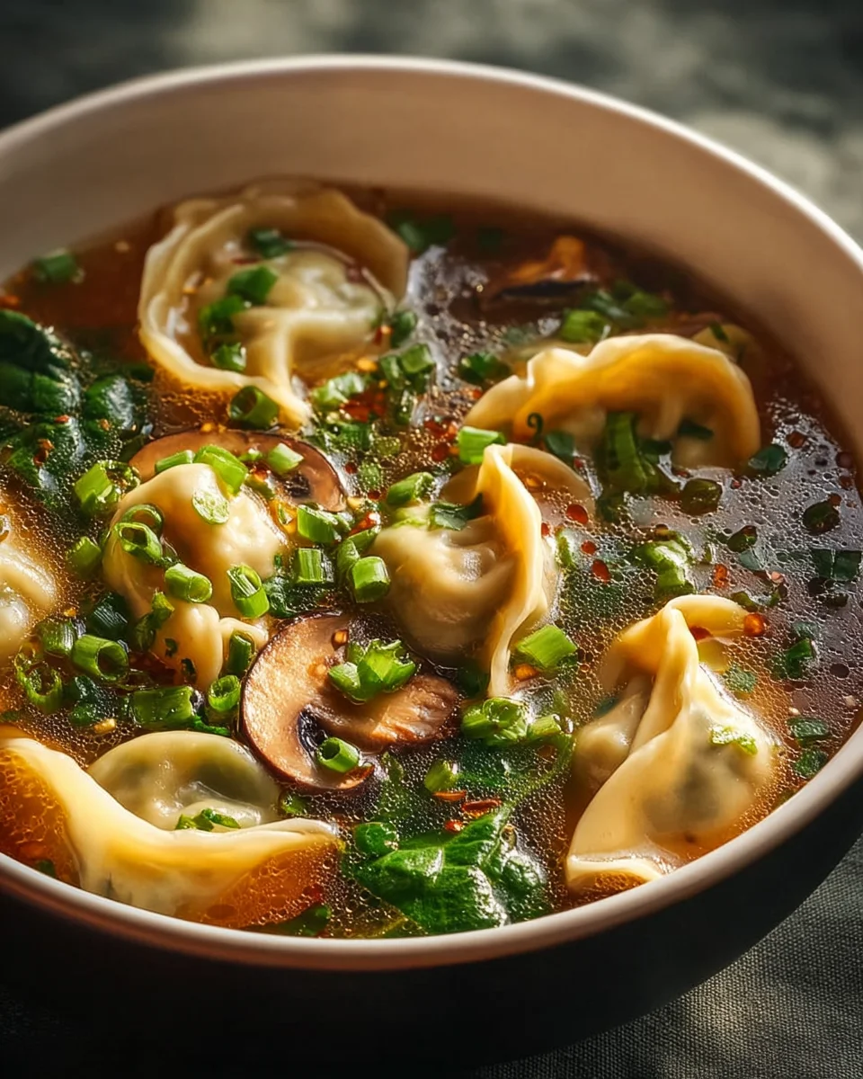 Flavorful Potsticker Soup: Comfort in Every Spoonful