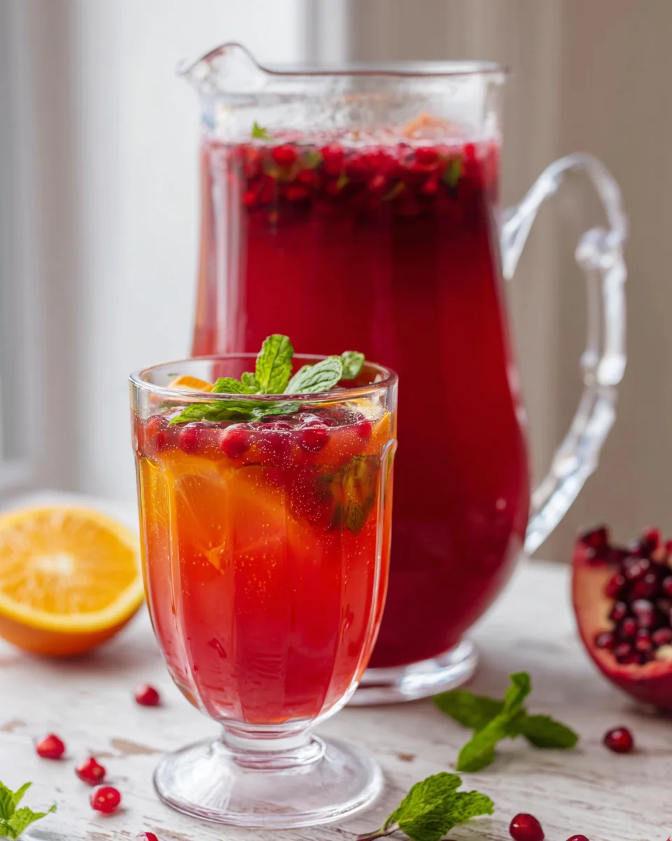 Festive Christmas Punch Recipe: Refreshing Non-Alcoholic Delight