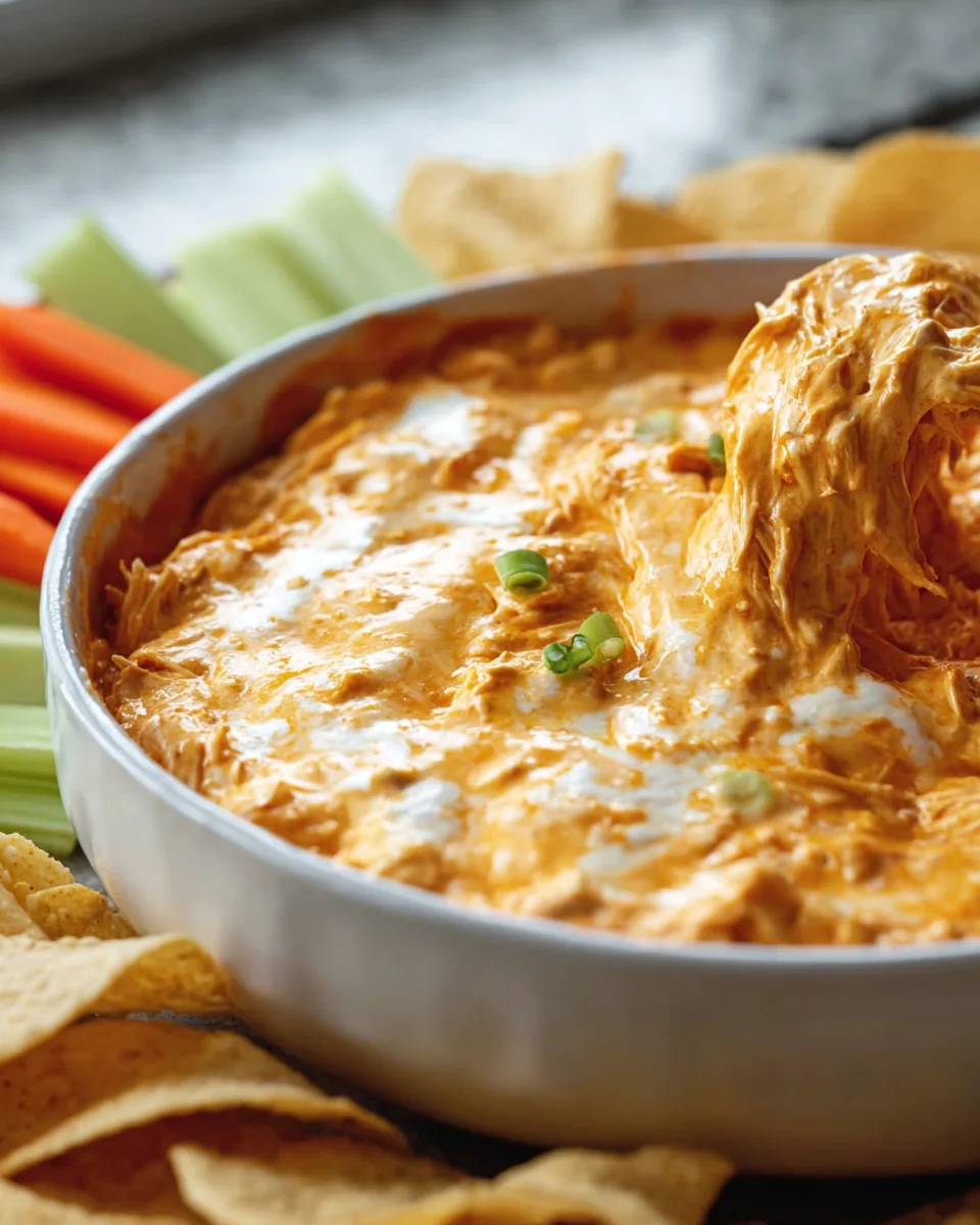 Healthy Crock Pot Buffalo Chicken Dip: A Guilt-Free Delight!