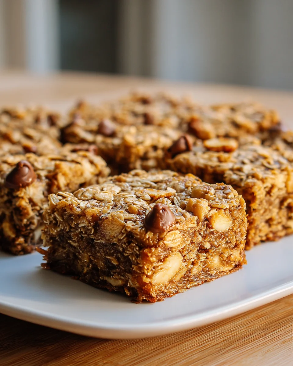 Irresistible Banana Oatmeal Bars: Healthy Snacking Delight!