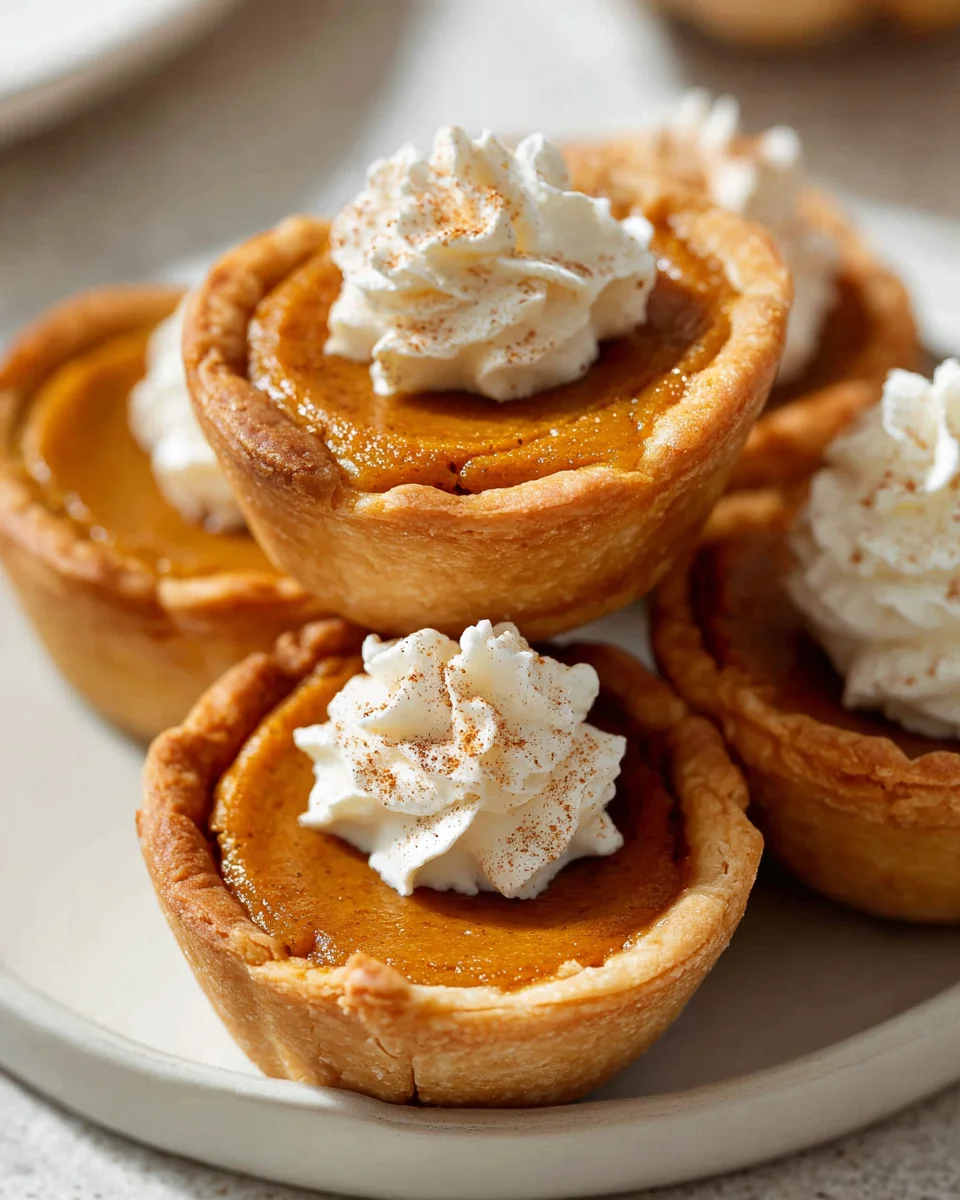 Bite-Sized Mini Pumpkin Pies: The Ultimate Fall Dessert