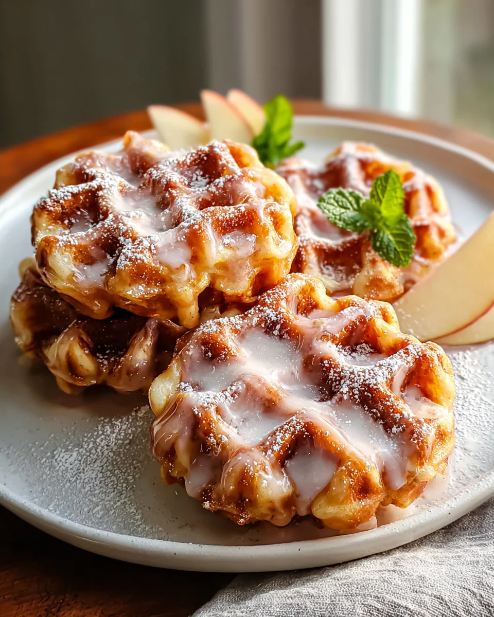 Irresistible Apple Fritter Waffle Donuts You’ll Crave!