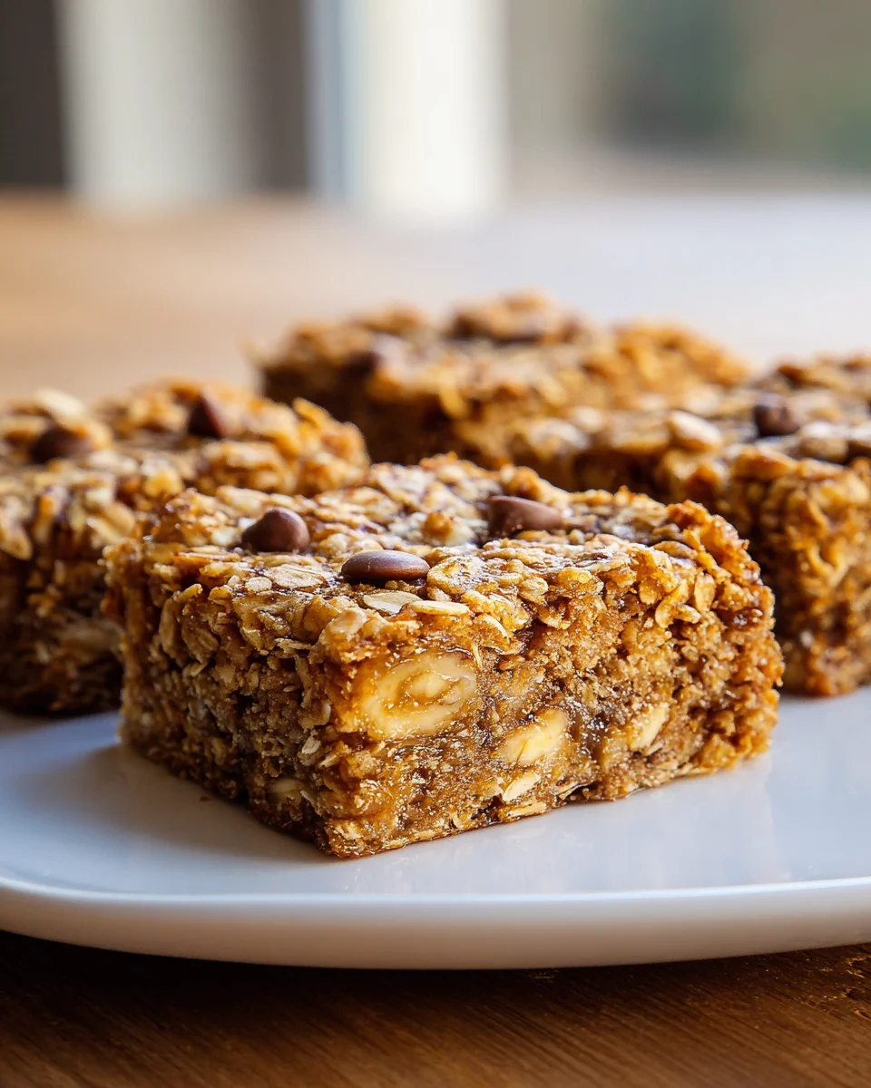 Irresistible Banana Oatmeal Bars: Healthy Snacking Delight!
