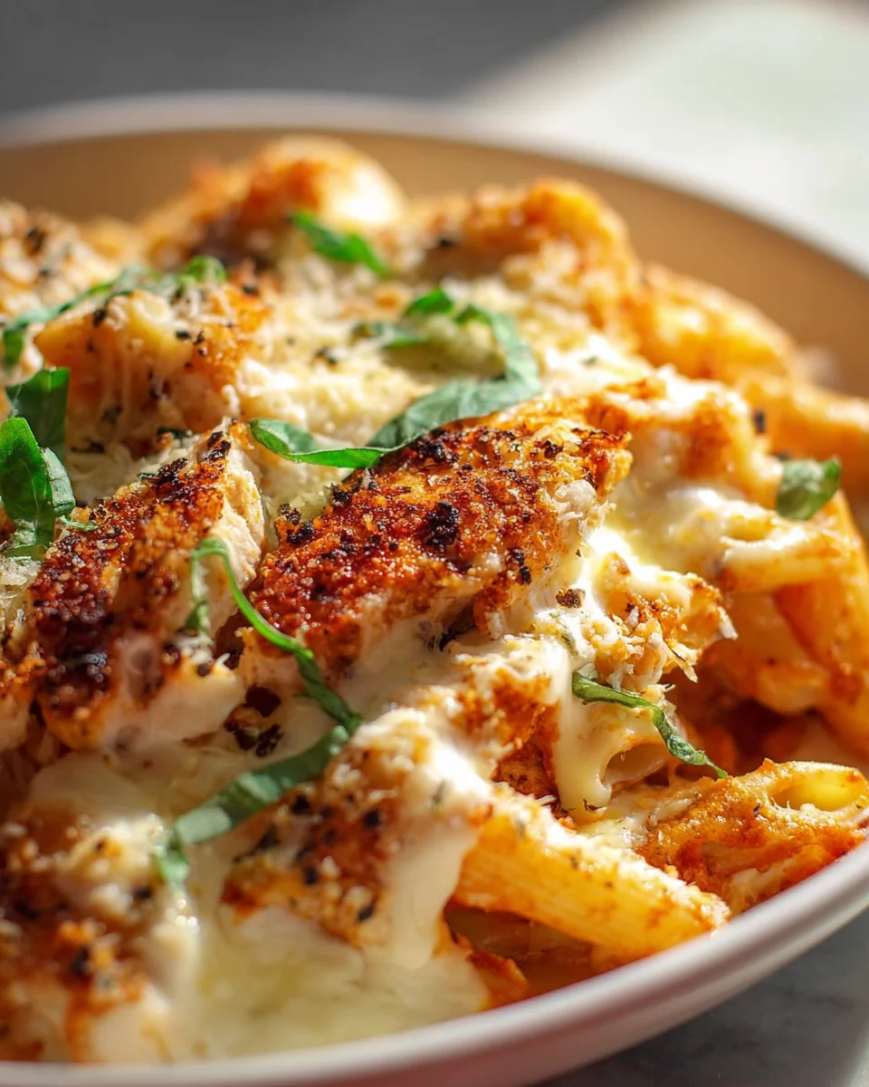 Easy Dump And Bake Chicken Parmesan Casserole Recipe