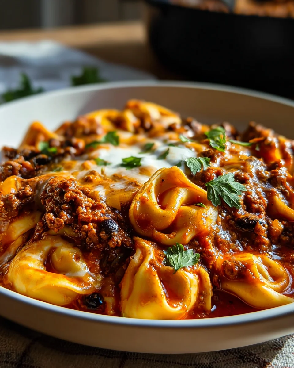 Cheesy Beef Enchiladas Tortellini: Easy Weeknight Meal!
