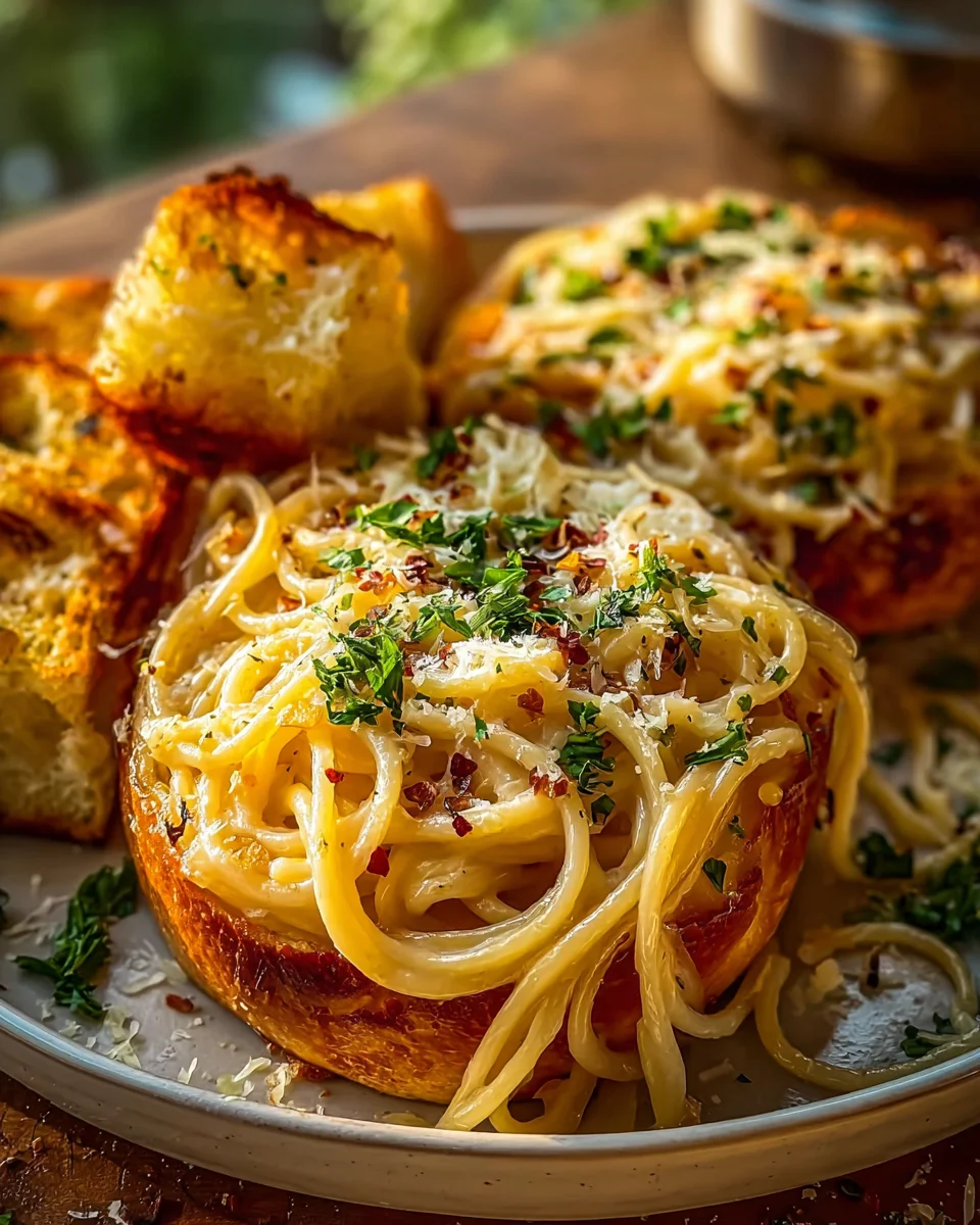 Spaghetti Garlic Bread: Delicious & Easy Dinner Idea!