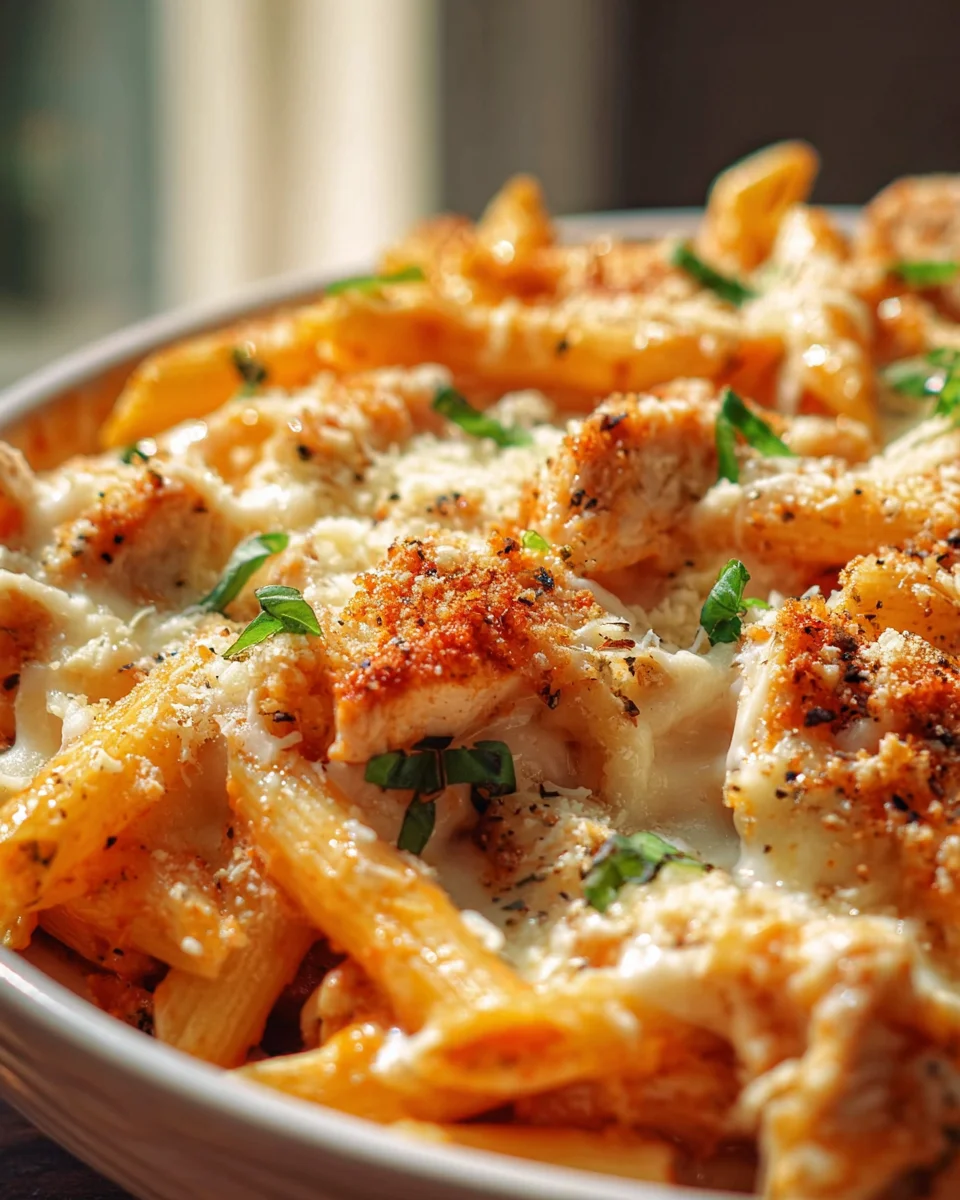 Easy Dump And Bake Chicken Parmesan Casserole Recipe