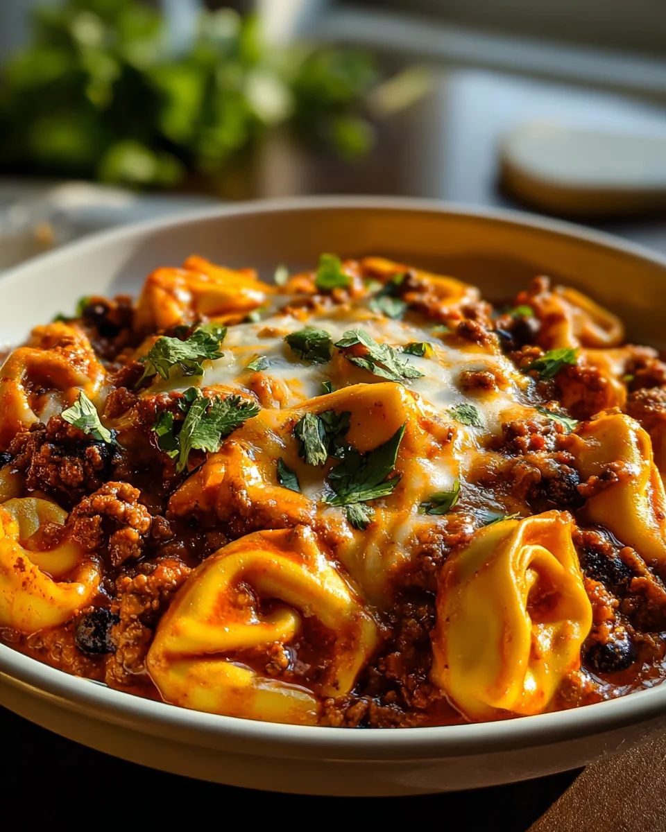 Cheesy Beef Enchiladas Tortellini: Easy Weeknight Meal!