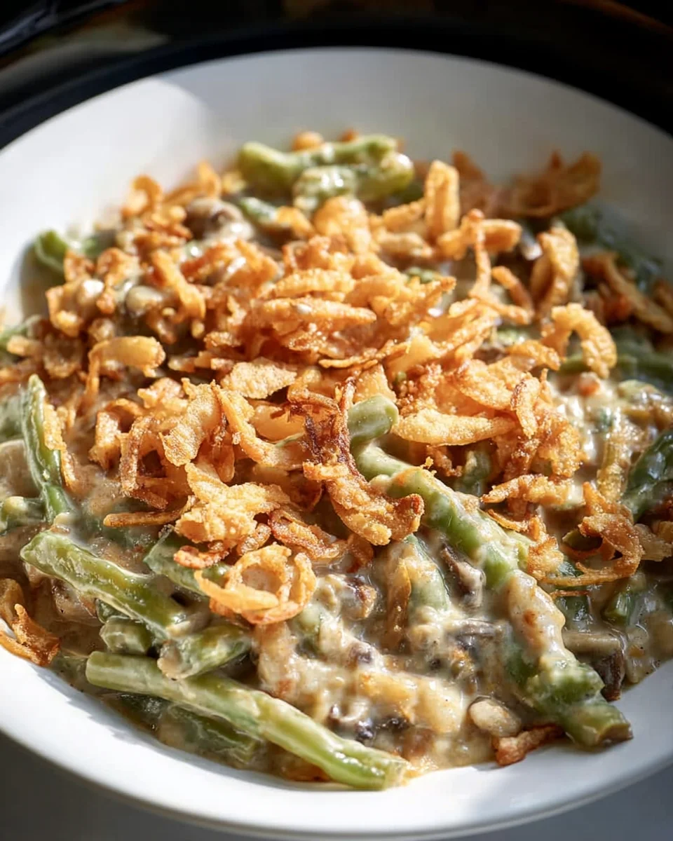Easy Crock Pot Green Bean Casserole Recipe for Busy Cooks