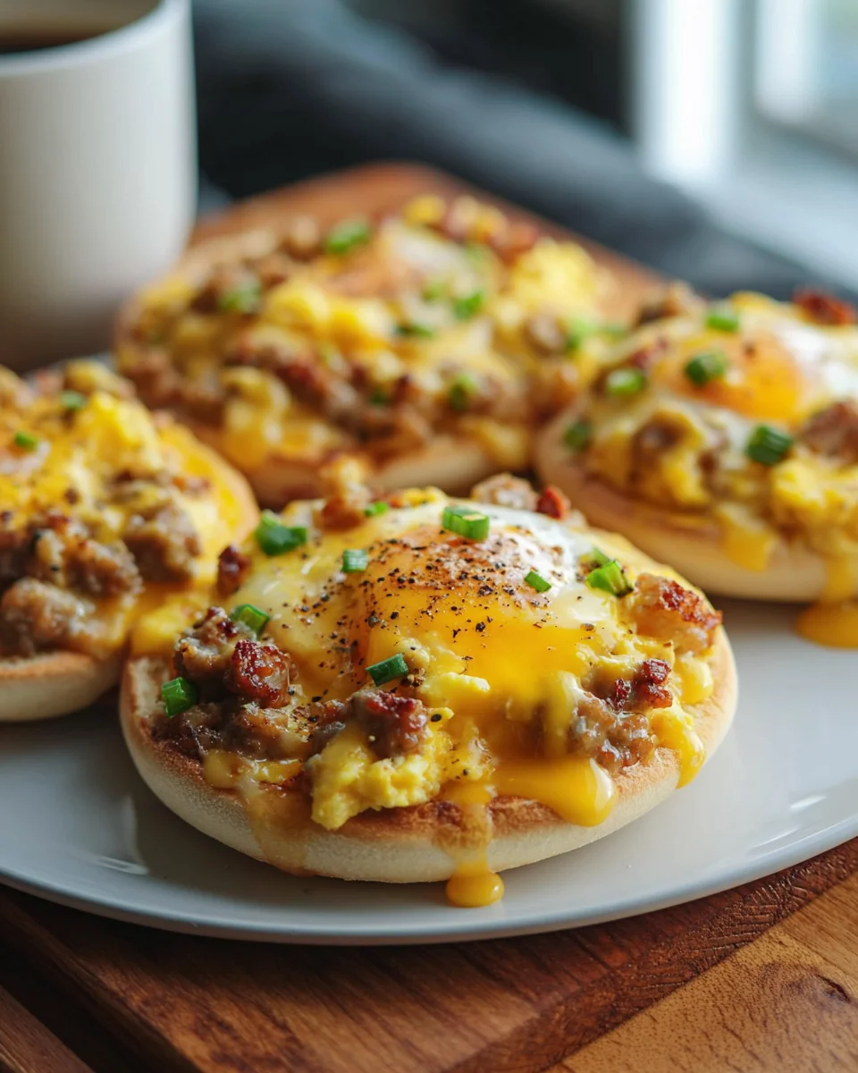 English Muffin Breakfast Pizza: Quick & Delicious Morning Bite