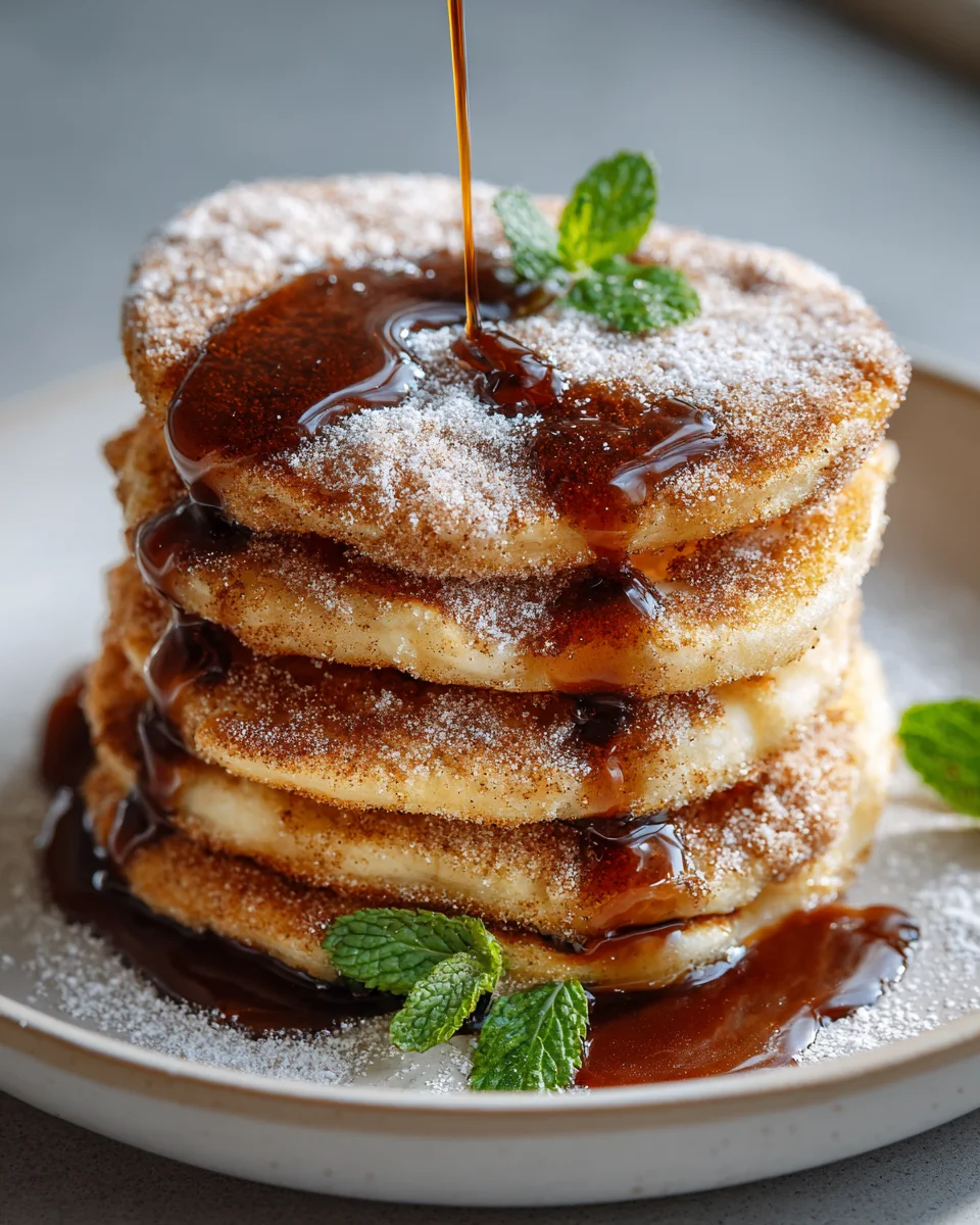 Delicious Spanish Churro Pancakes: A Sweet Breakfast Treat!