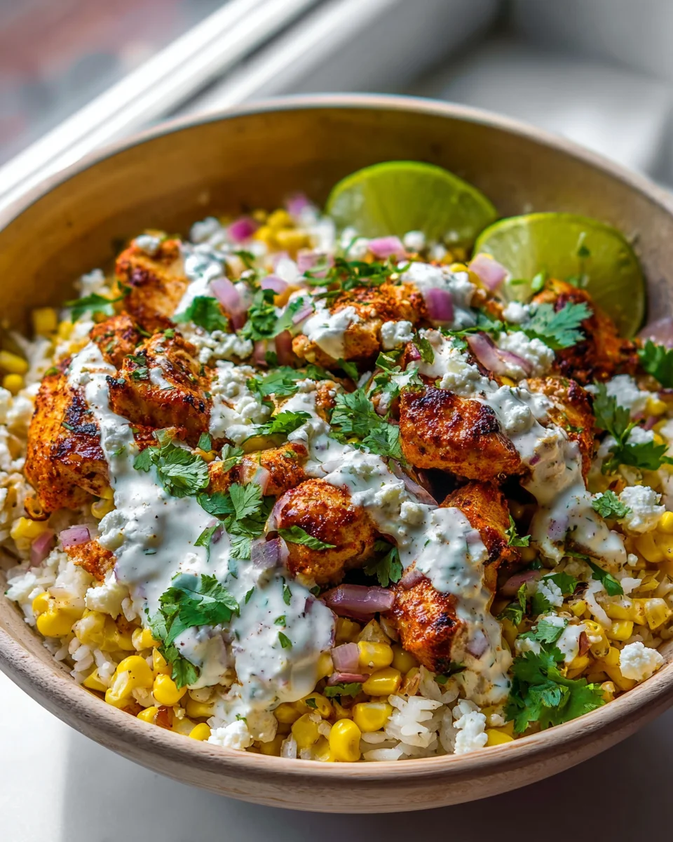 Delicious Tasty Street Corn Chicken Bowl Recipe to Try!