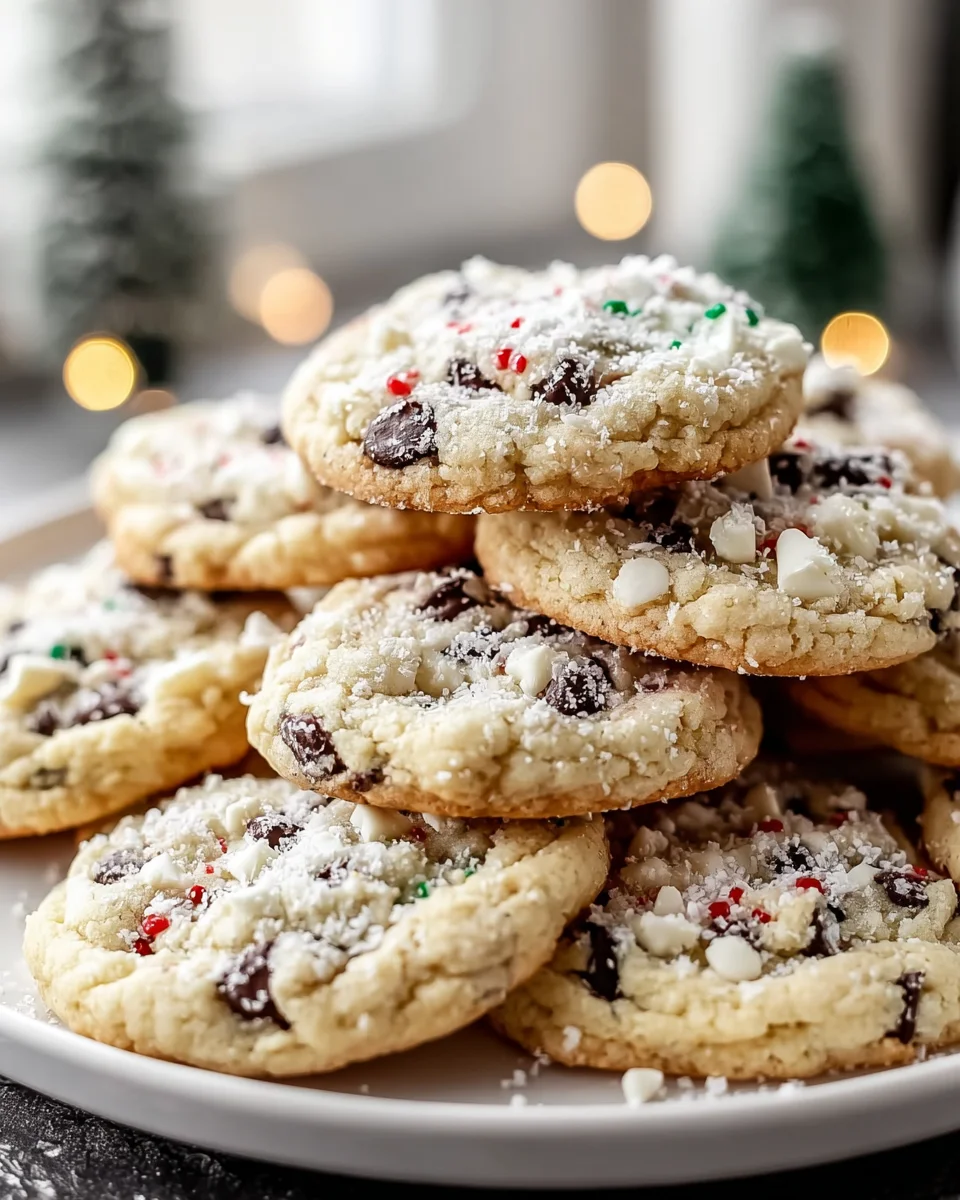 Winter Wonderland Chocolate Chip Christmas Cookies Recipe