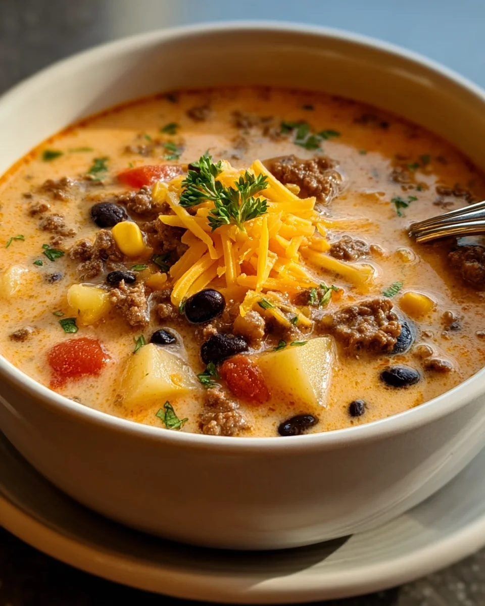 Creamy Cowboy Soup Recipe: A Hearty Beef & Potato Stew