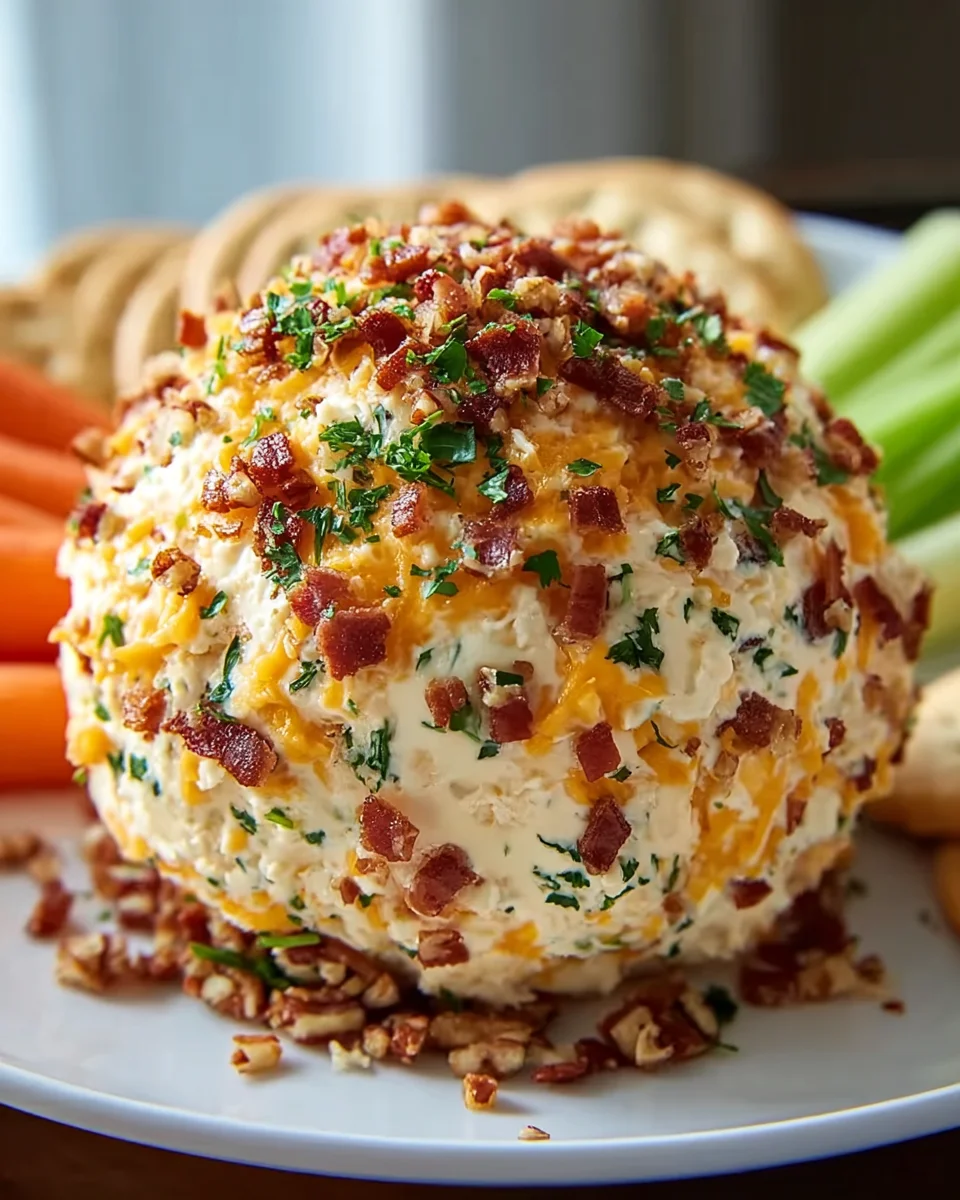 Irresistible Cheddar Ranch Cheese Ball Recipe for Parties