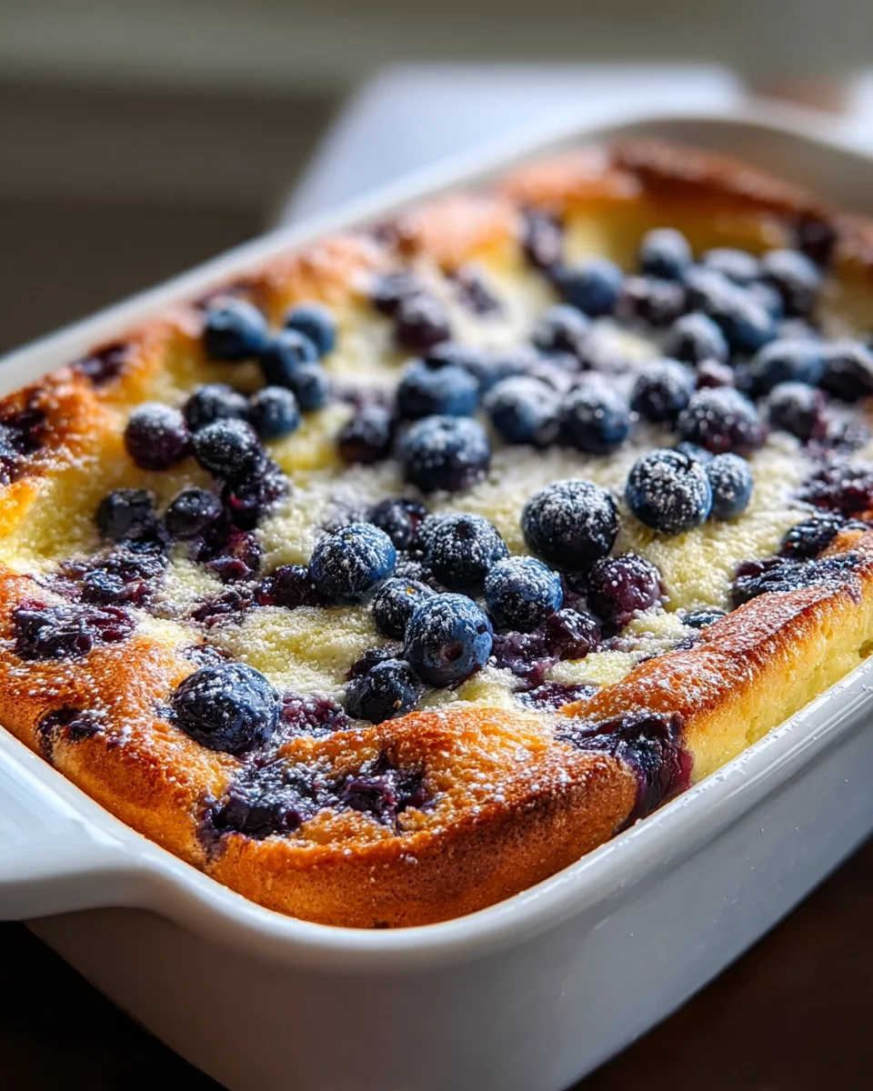Blueberry Buttermilk Pancake Casserole: Easy Brunch!