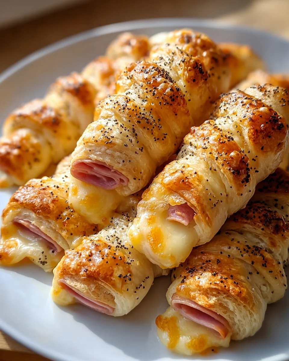 Delicious Beef Ham and Cheese Sticks - Easy Snack Recipe