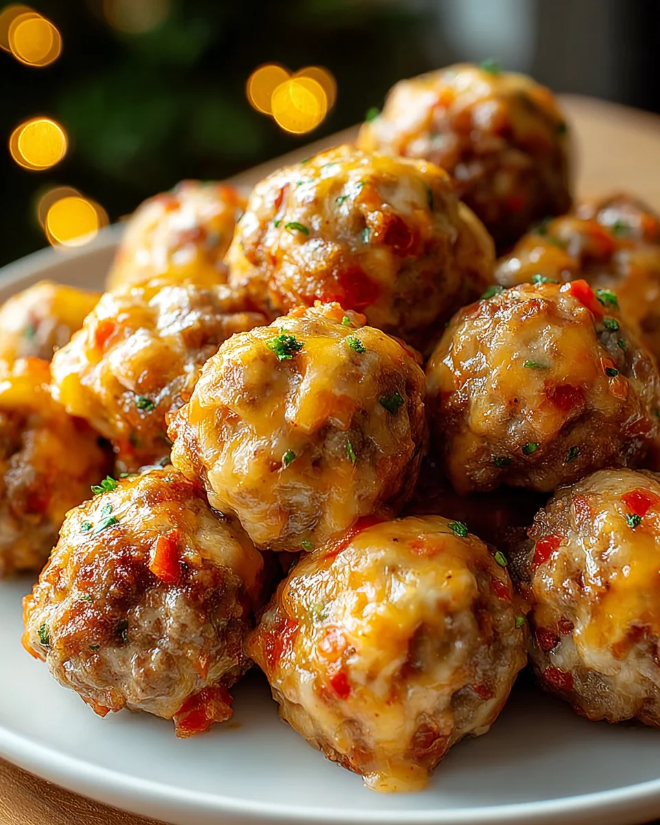 Delicious Rotel Sausage Balls Recipe with Beef and Cheese