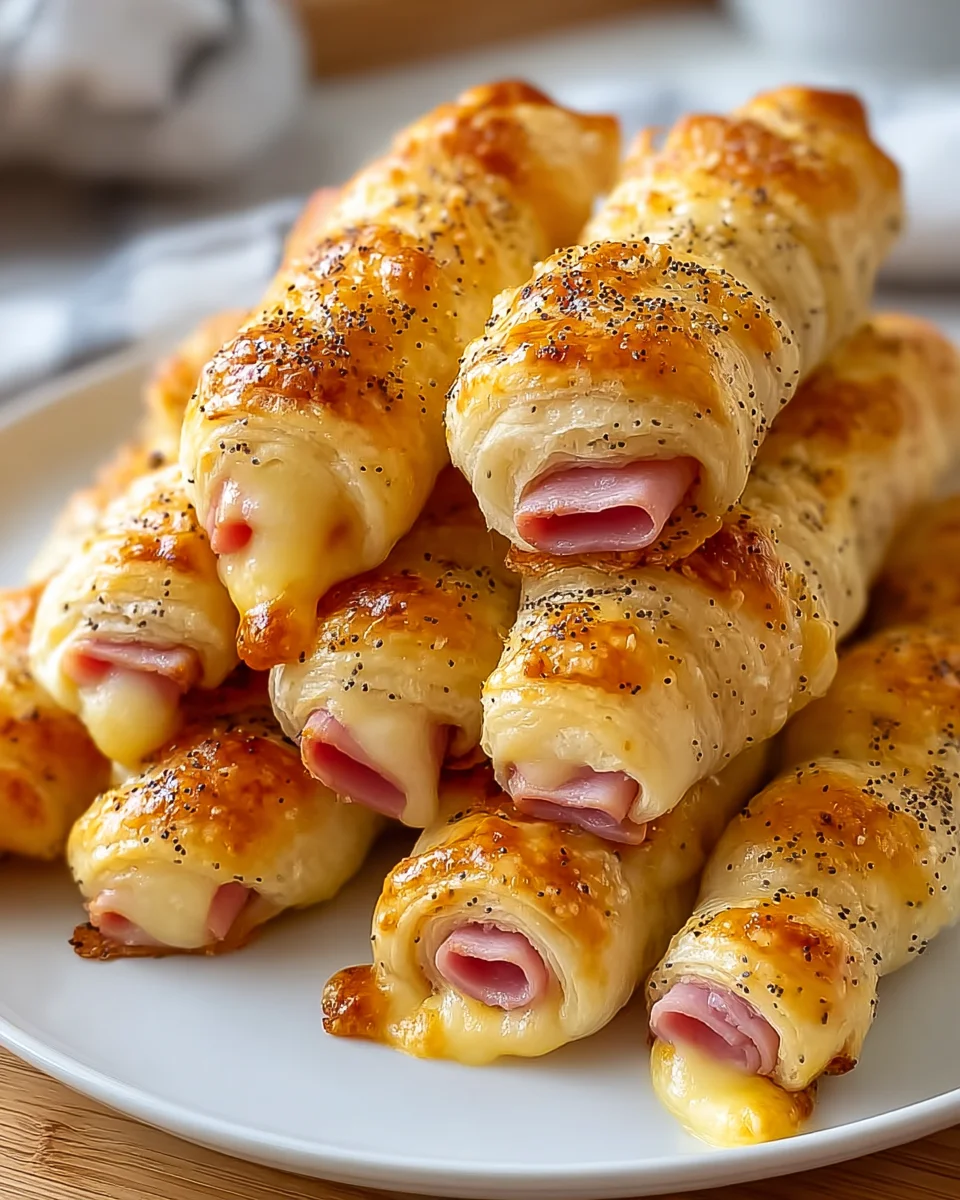 Delicious Beef Ham and Cheese Sticks - Easy Snack Recipe