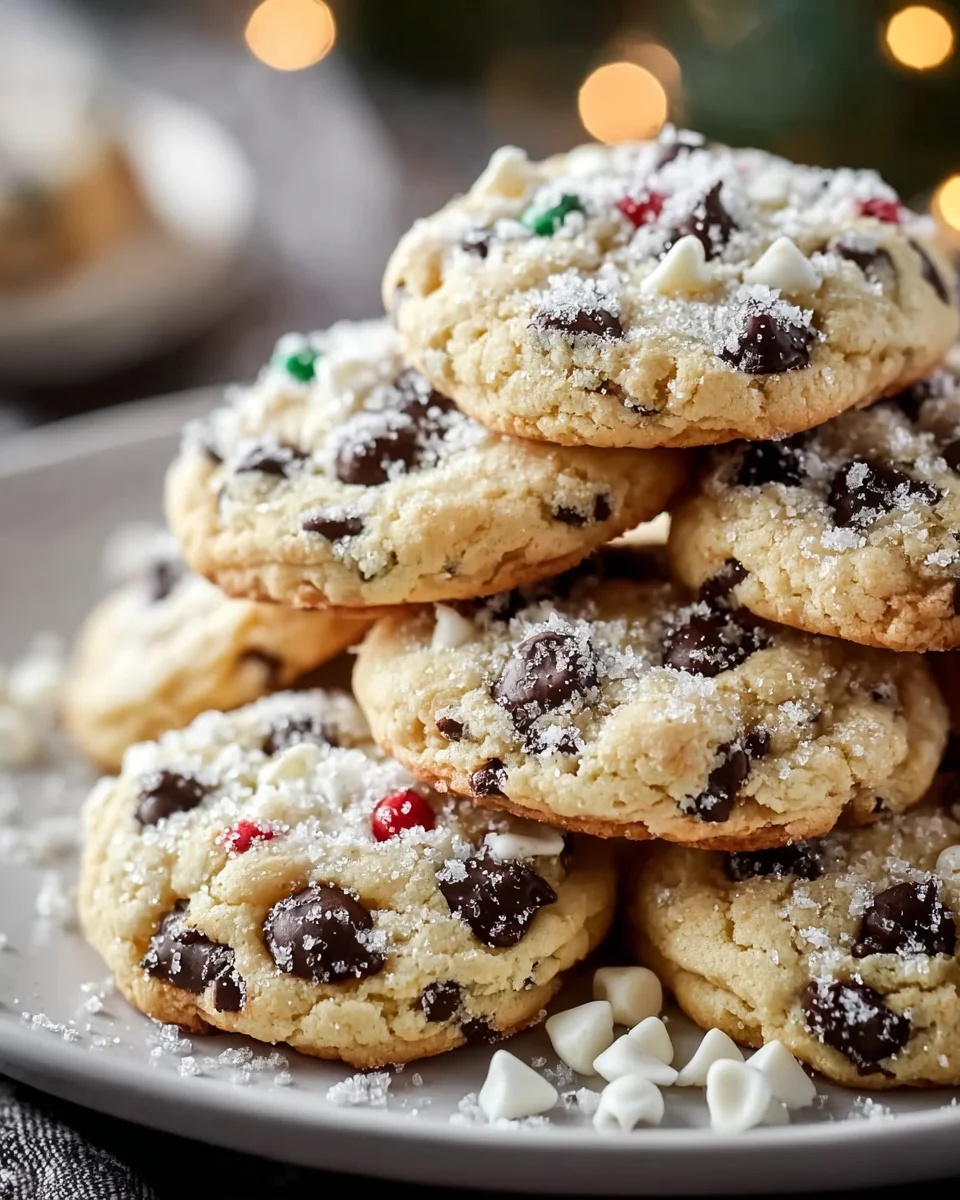 Winter Wonderland Chocolate Chip Christmas Cookies Recipe