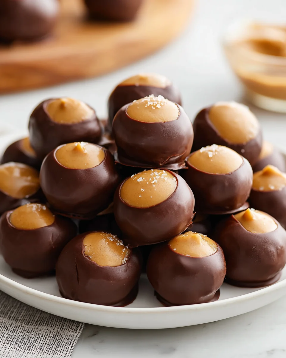 Delicious Buckeyes Recipe: Sweet Chocolate and Peanut Butter Treats