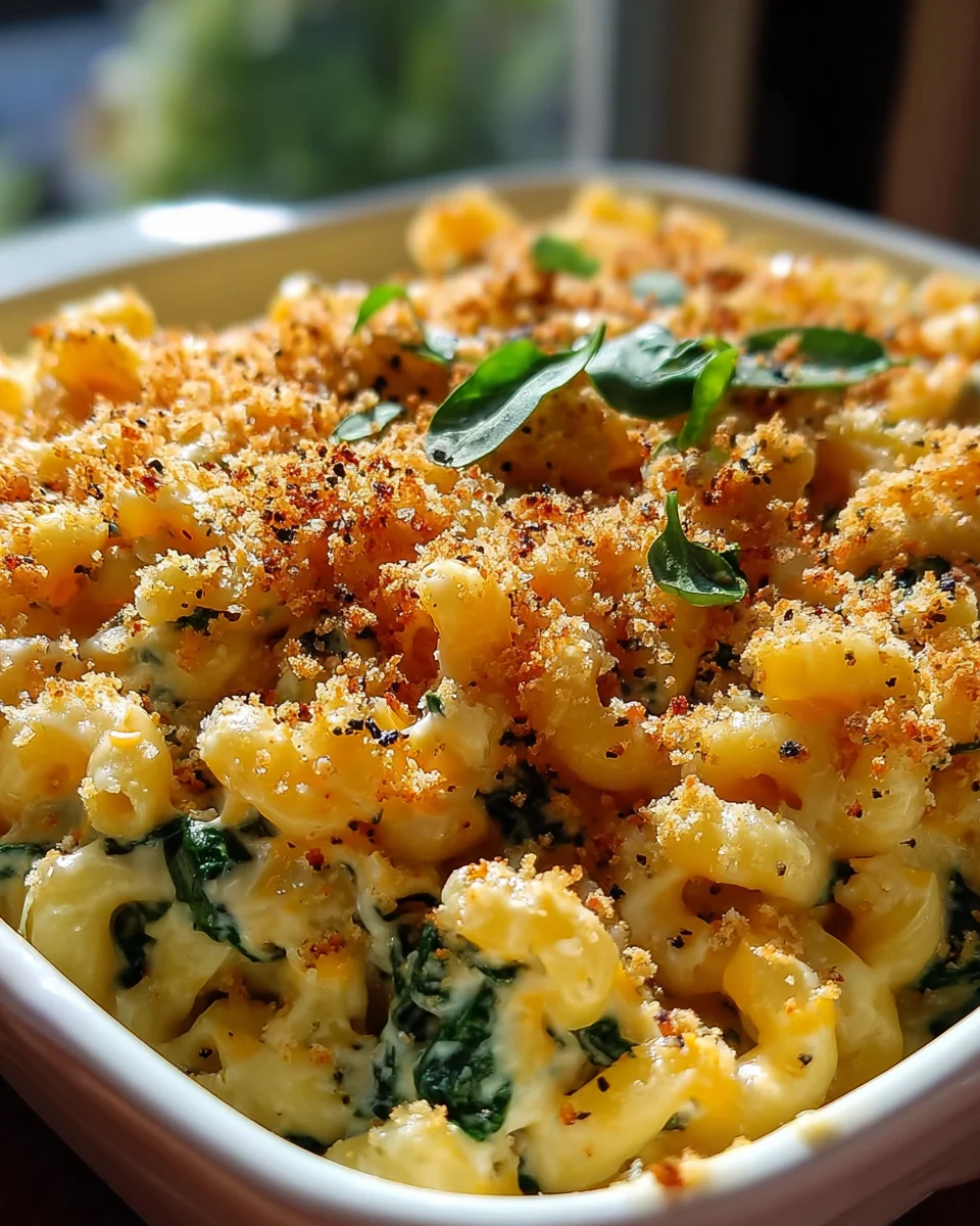 Creamed Spinach Mac and Cheese: A Comforting Delight
