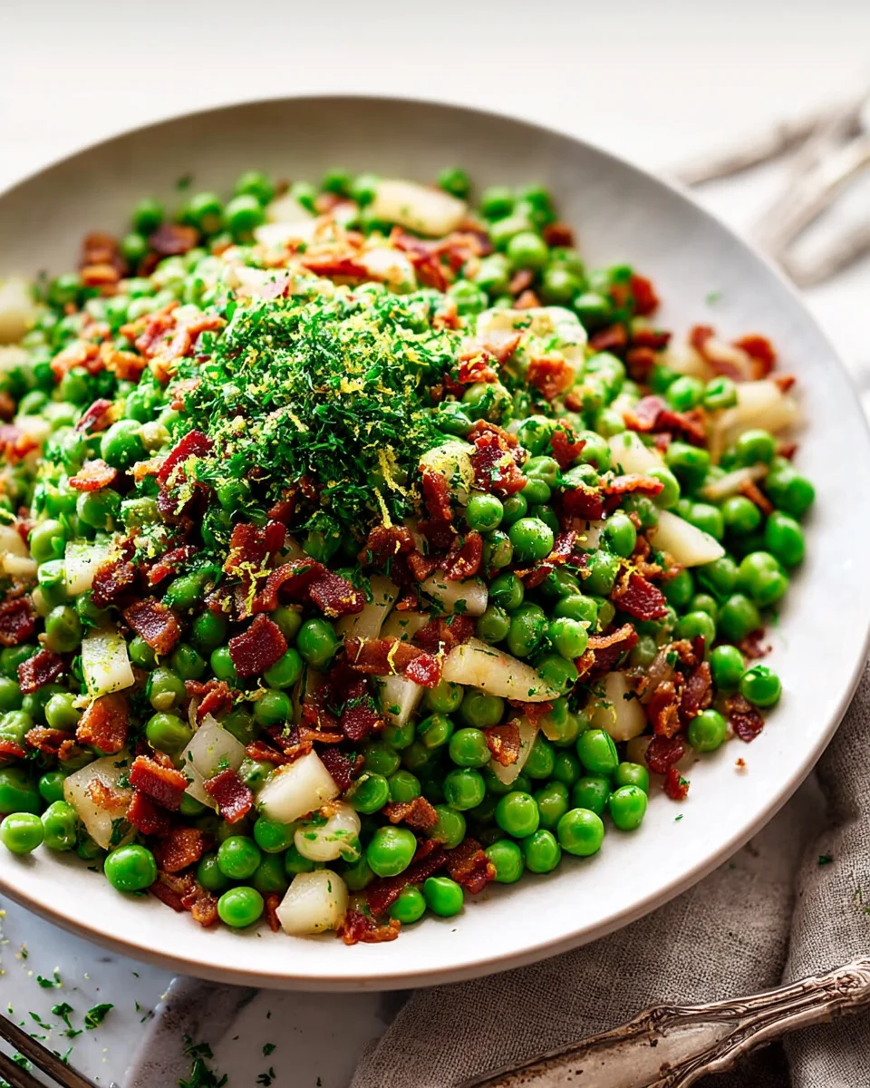 Thanksgiving Peas Beef Pancetta: A Flavorful Side Dish