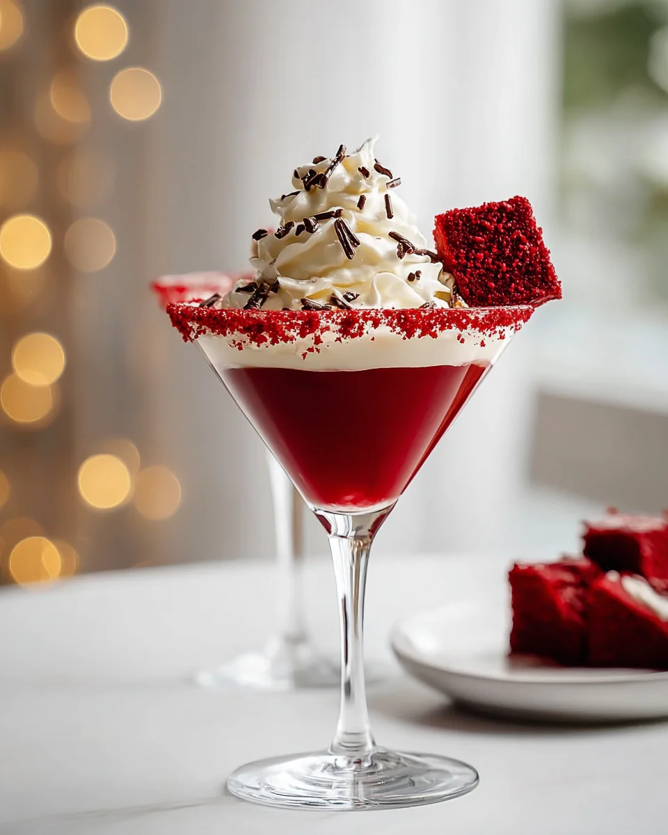Irresistible Red Velvet Martini Recipe with Non-Alcohol Options