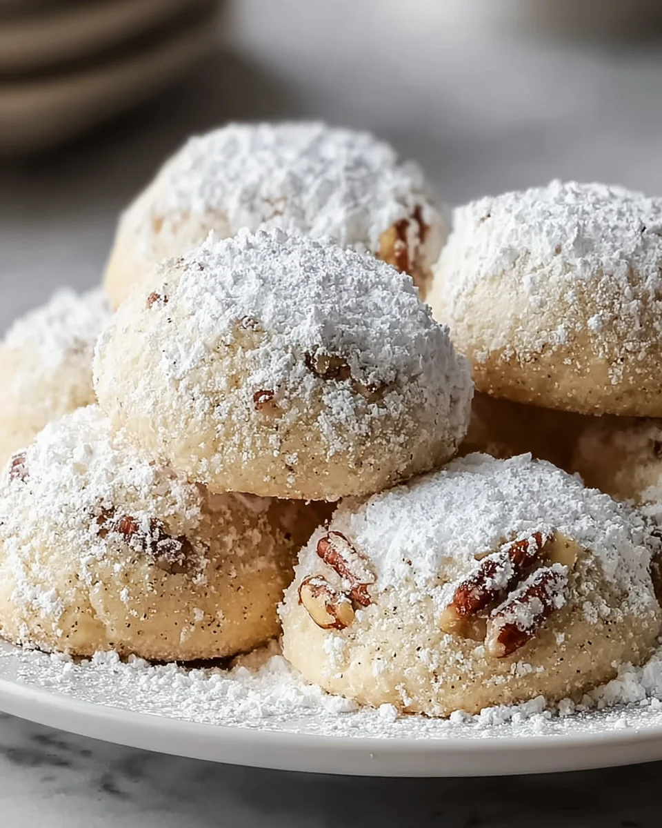 Buttery Pecan Snowball Cookies: Melt-in-Your-Mouth Delight!
