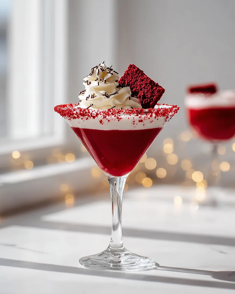 Irresistible Red Velvet Martini Recipe with Non-Alcohol Options