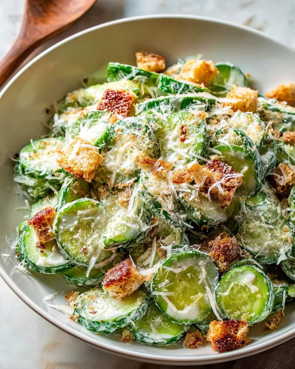Cucumber Caesar Salad: A Refreshing Twist on a Classic Recipe!
