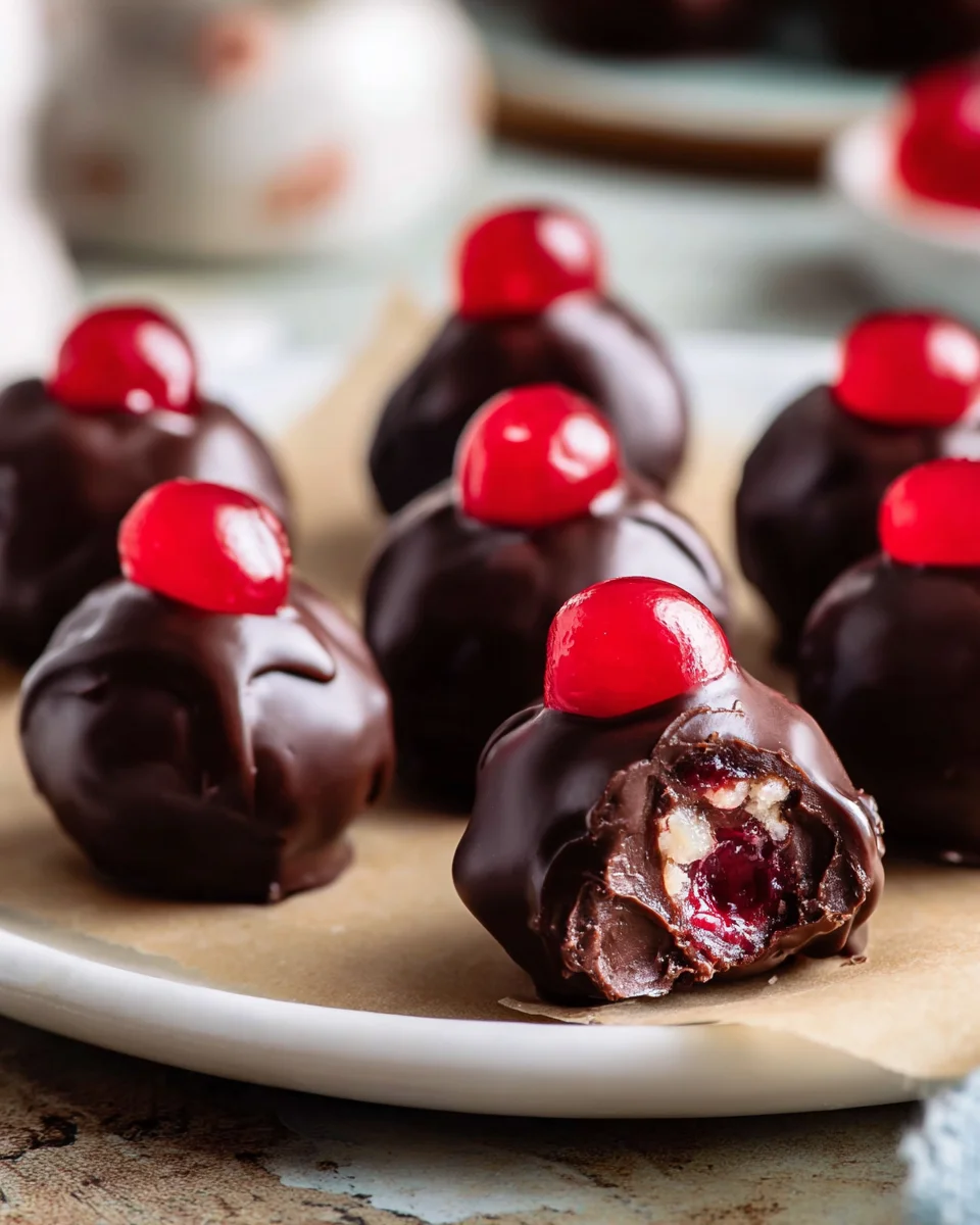 Delicious Cherry Bourbon Extract Balls - Irresistible Treats!