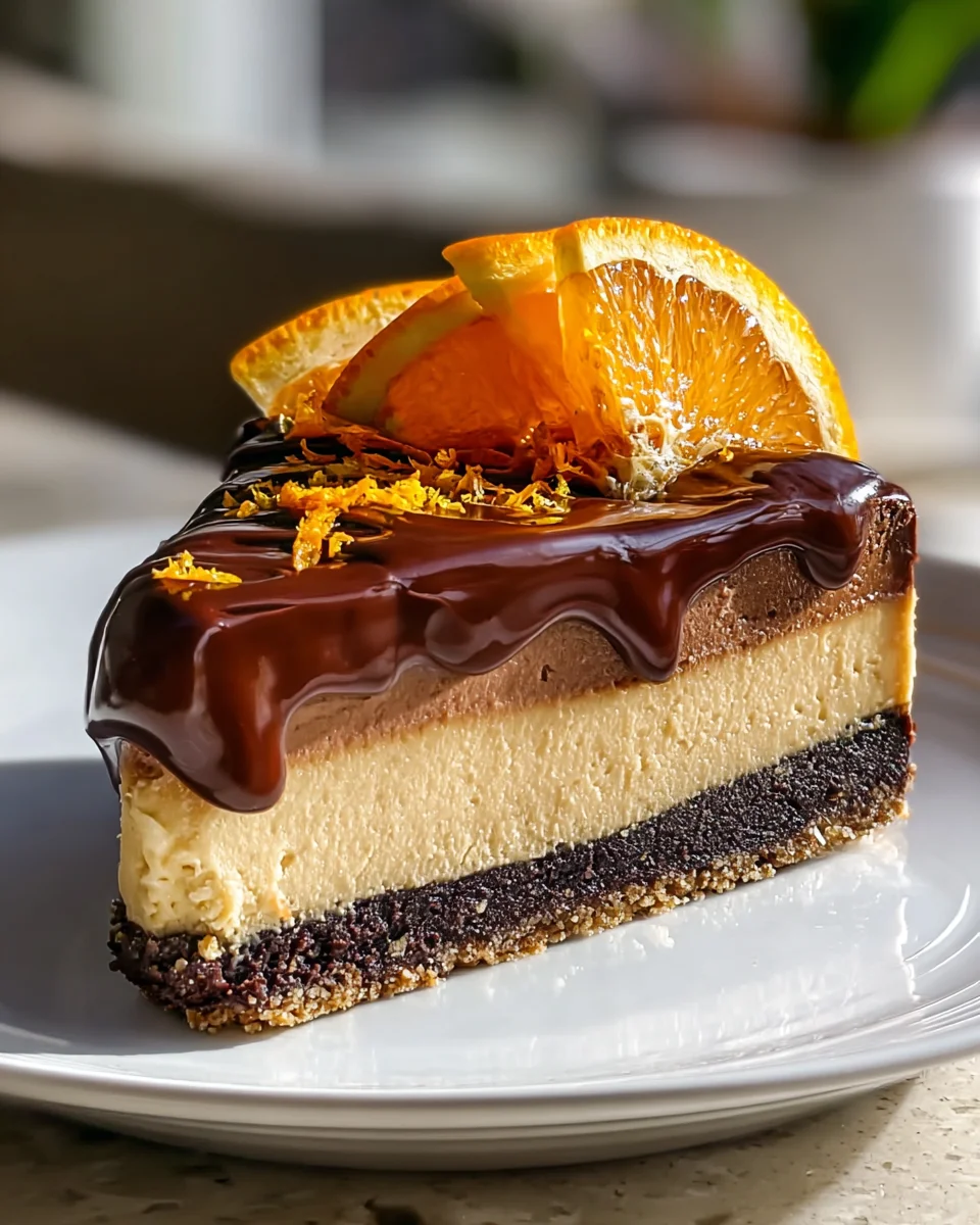 Indulge in Chocolate Orange Cheesecake: A Decadent Delight