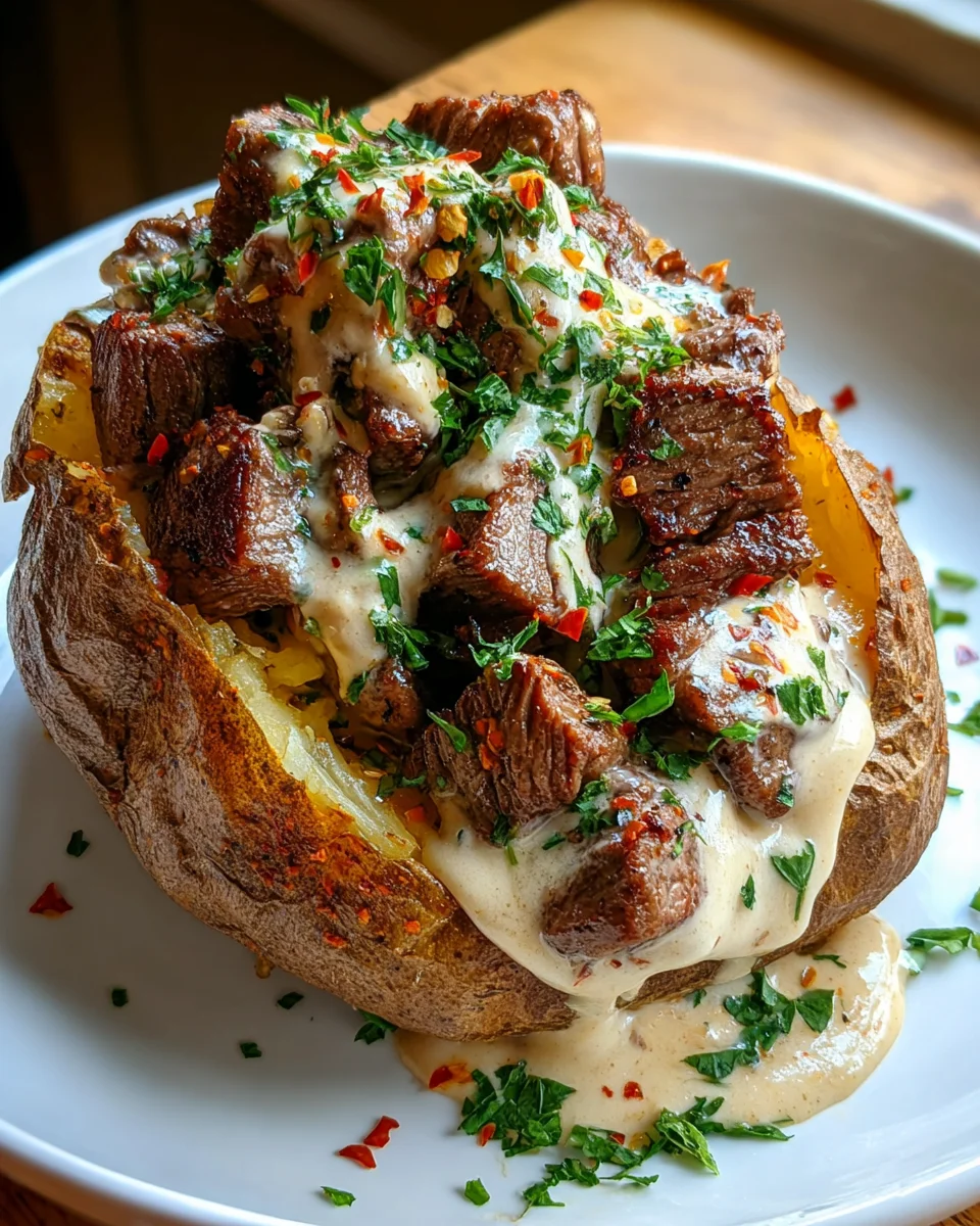 Delicious Loaded Steak Potato Recipe for Meat Lovers