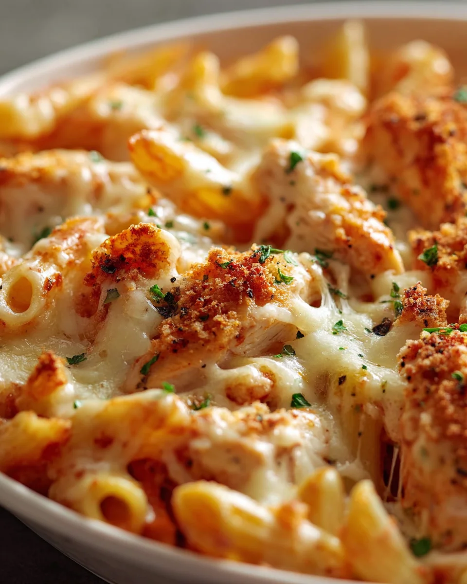 Easy Dump And Bake Chicken Parmesan Casserole Recipe